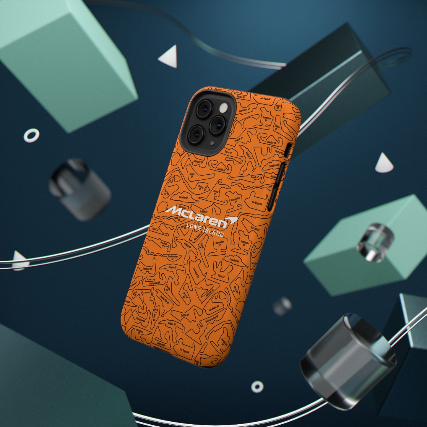 McLaren Long Island F1 race Track Inspired Impact-Resistant Phone Case