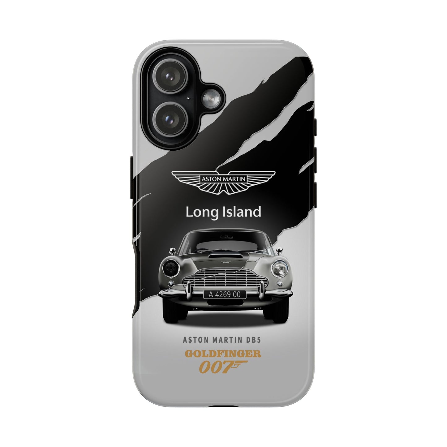 Aston Martin Long Island Phone Case Aston Martin DB5 Goldfinger 007 inspired Phone case (iPhone 8-17)