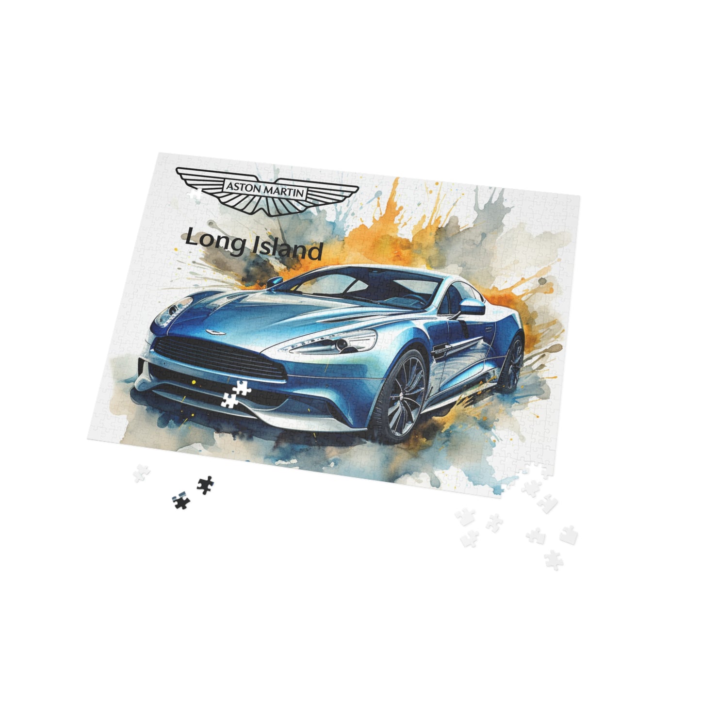 Aston Martin Long Island Vanquish Inspired Puzzle - 96, 252, 500, 1000-Piece Options