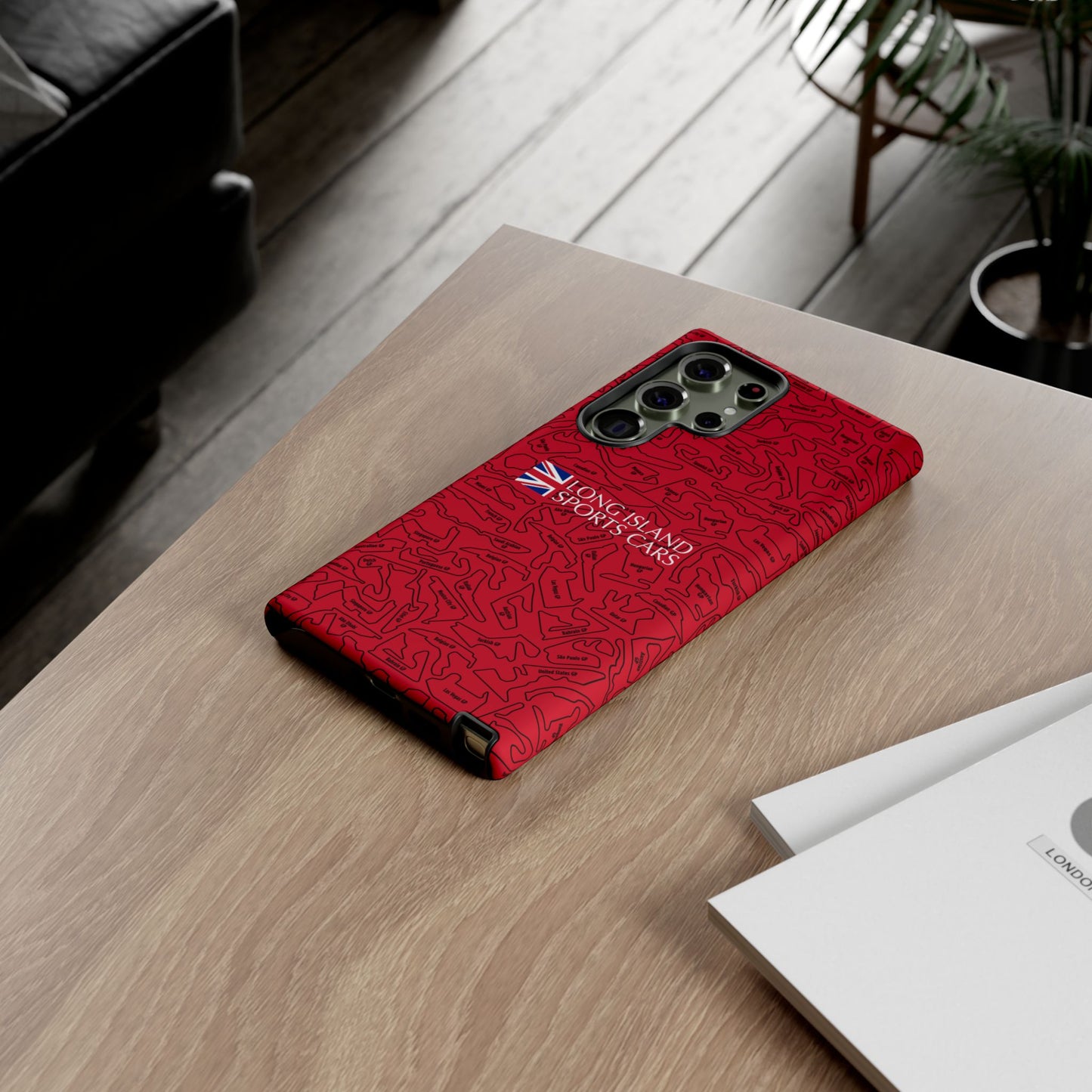 Long Island Sports Cars F1 race Track Inspired Impact-Resistant Phone Case