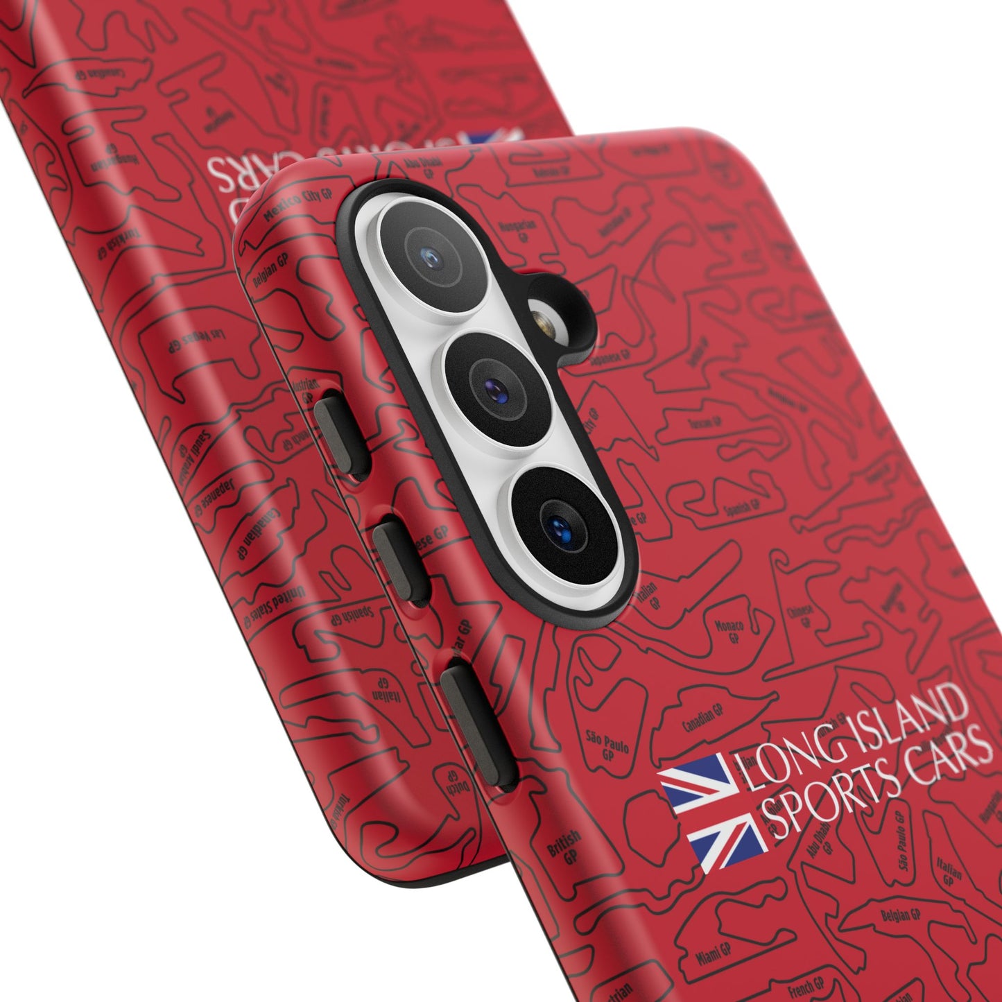 Long Island Sports Cars F1 race Track Inspired Impact-Resistant Phone Case