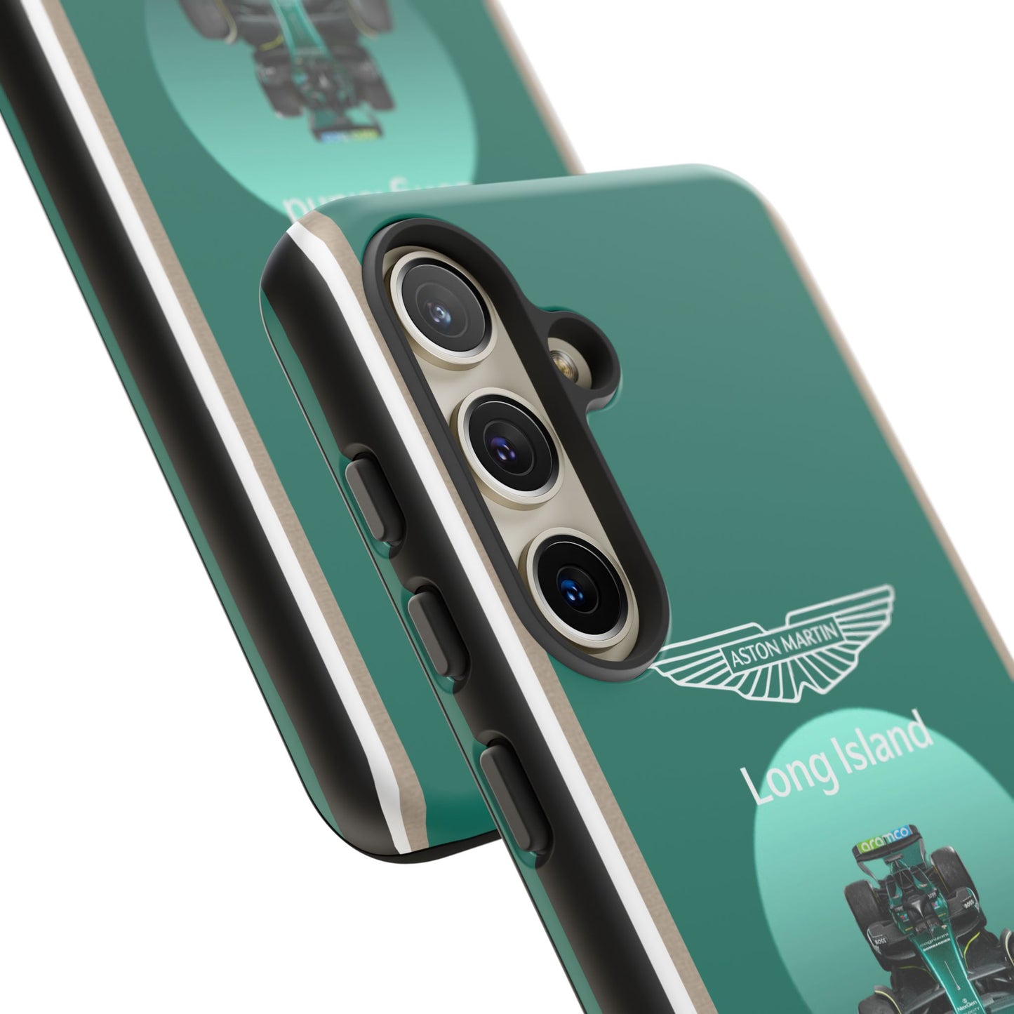 Aston Martin Long Island Formula 1 inspired Impact-Resistant Phone Case - Sleek & Stylish