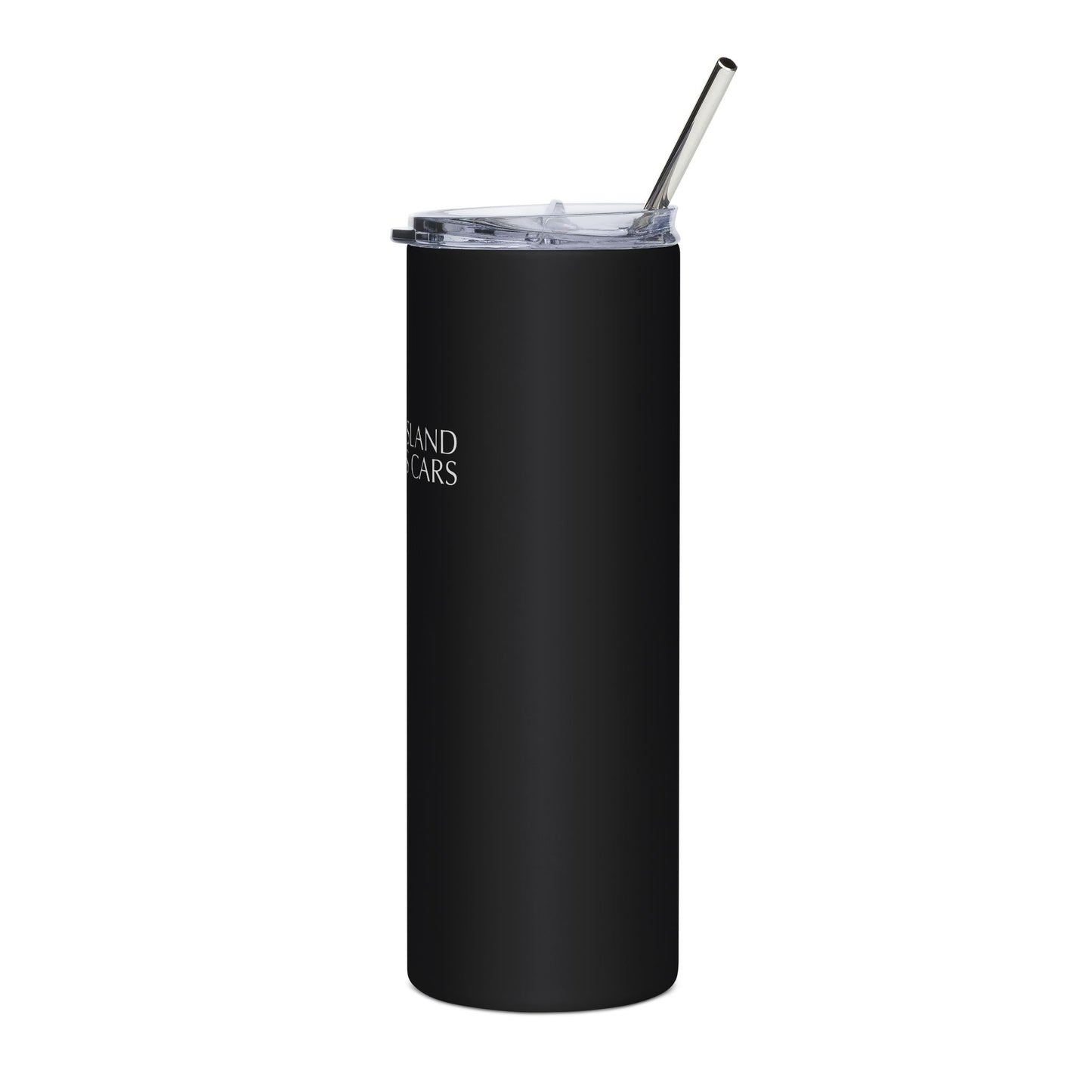 Long Island Sports Cars B Skinny Tumbler with Straw 20oz - Sleek Travel Mug for Car Enthusiasts