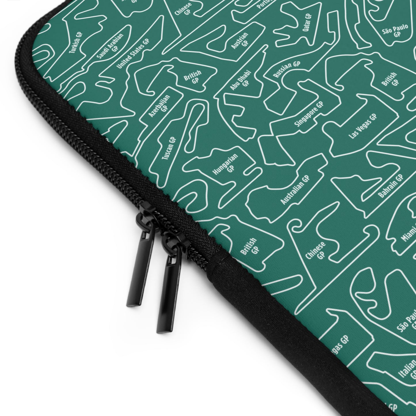 Aston Martin Long Island F1 Racetrack Laptop Sleeve