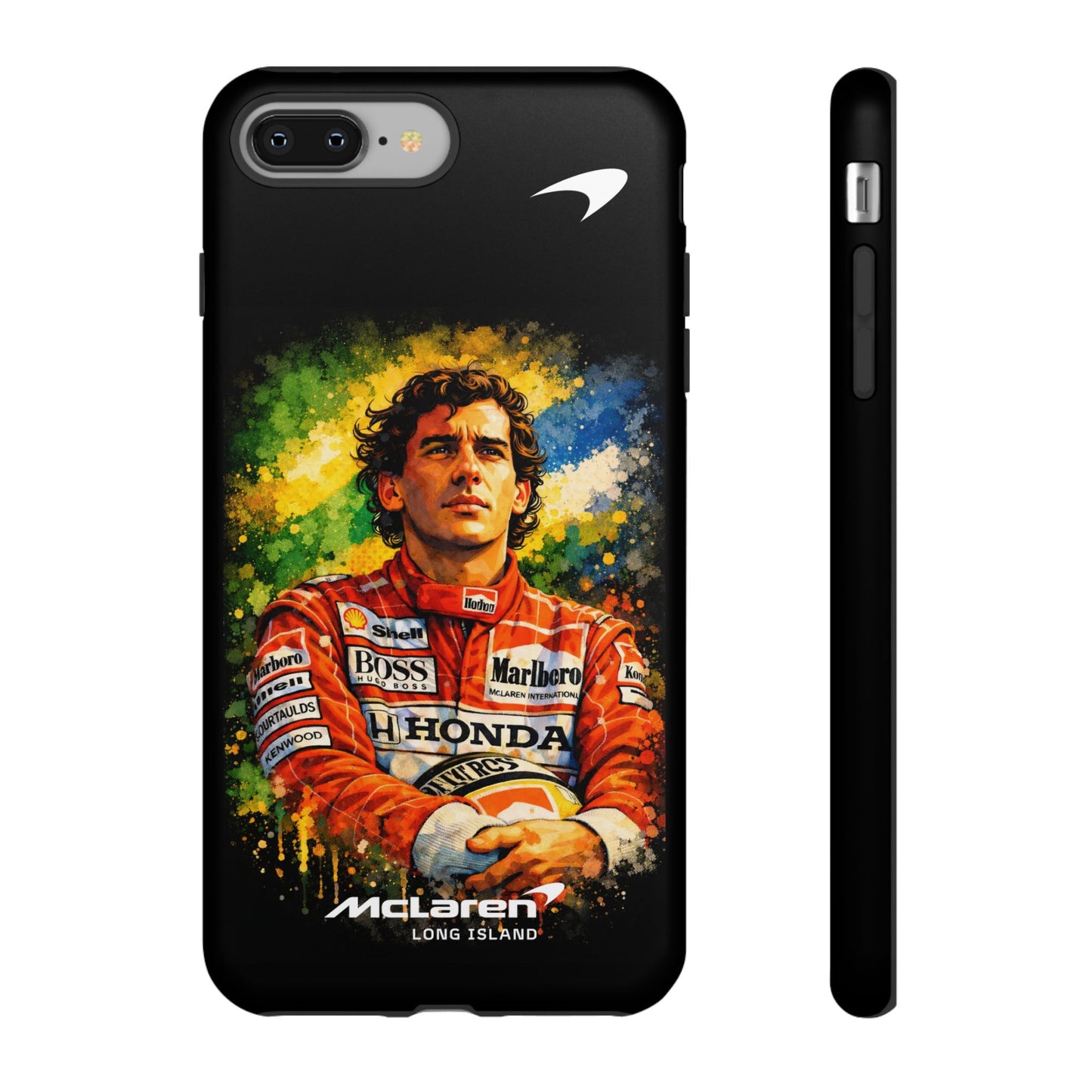 McLaren Long Island "Always Senna" Ayrton Senna Inspired Impact-Resistant Phone Case | Durable Protection for Car Enthusiasts