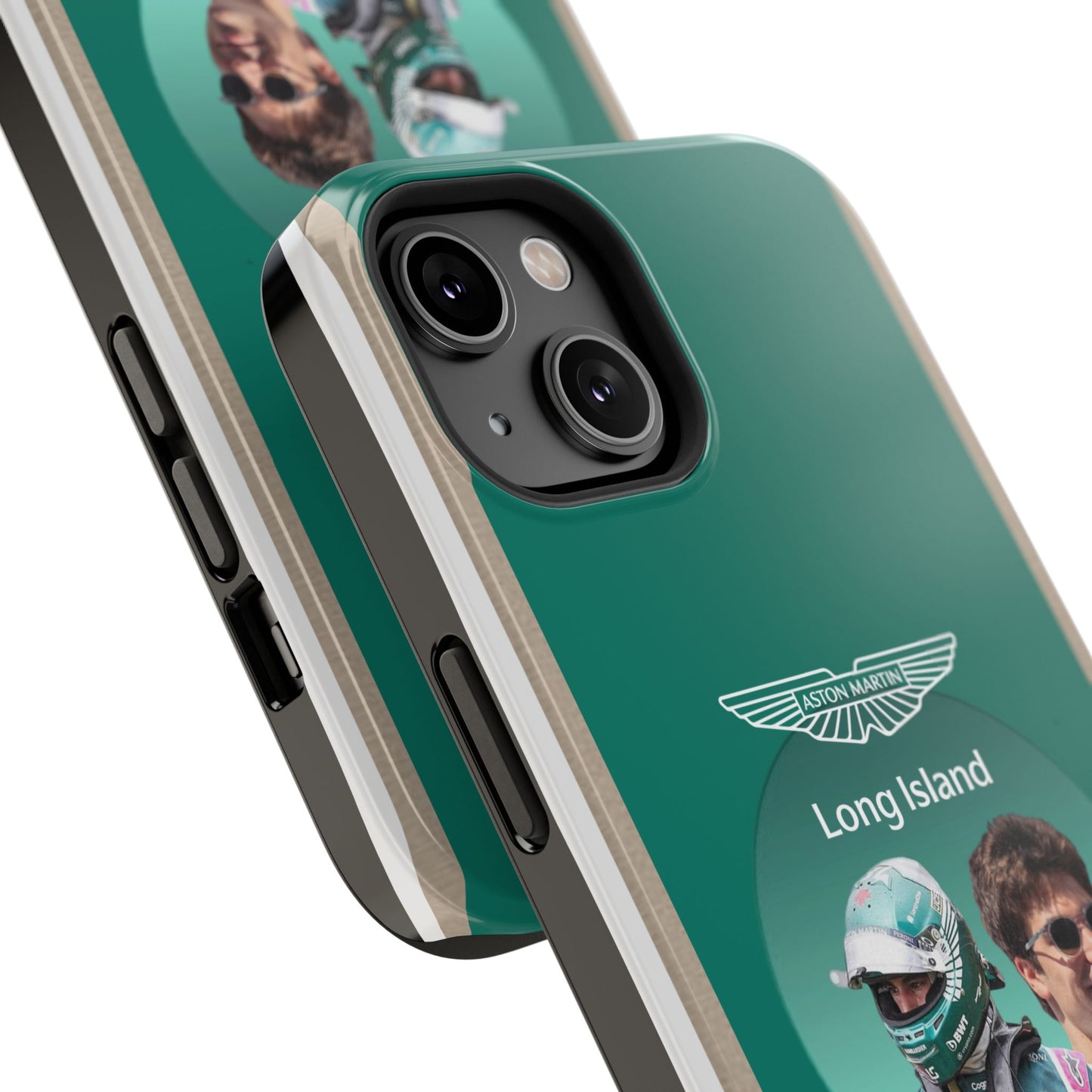 Aston Martin Long Island F1 inspired Lance Stroll Impact-Resistant Phone Case - Sleek & Stylish