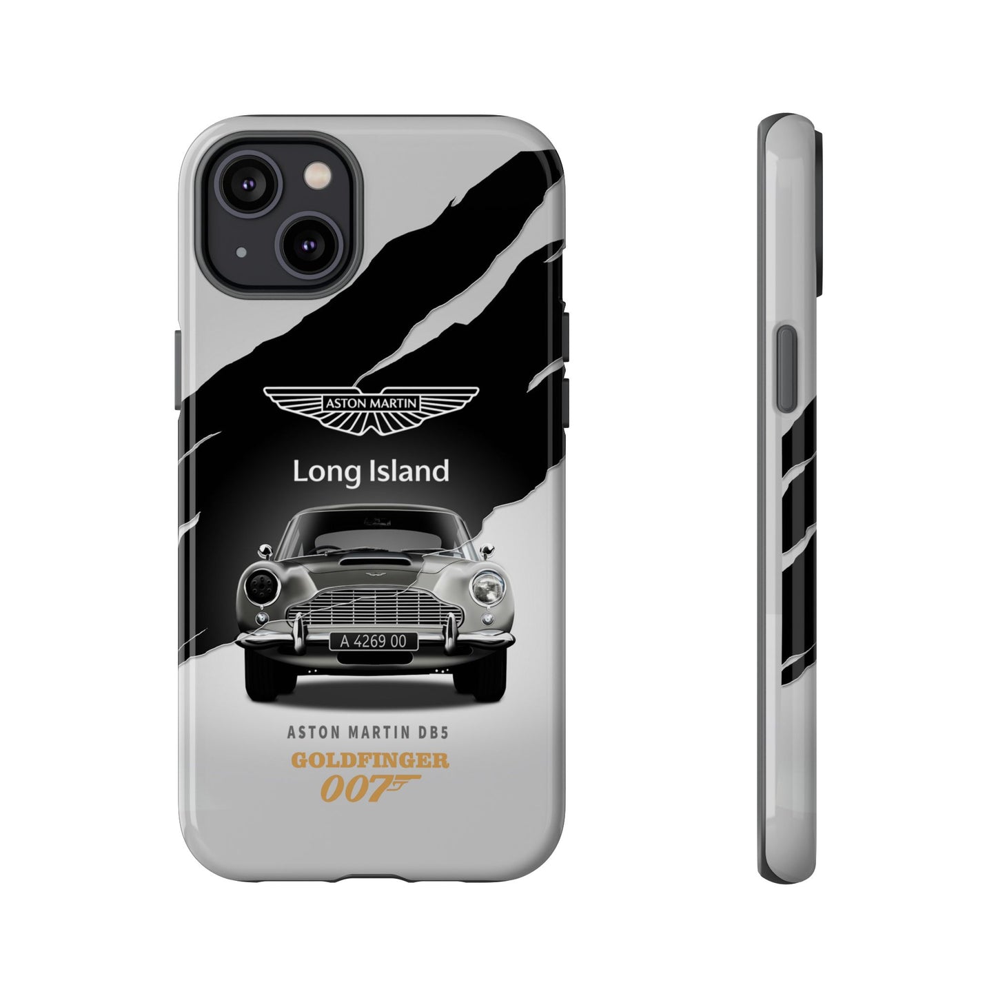 Aston Martin Long Island Phone Case Aston Martin DB5 Goldfinger 007 inspired Phone case (iPhone 8-17)