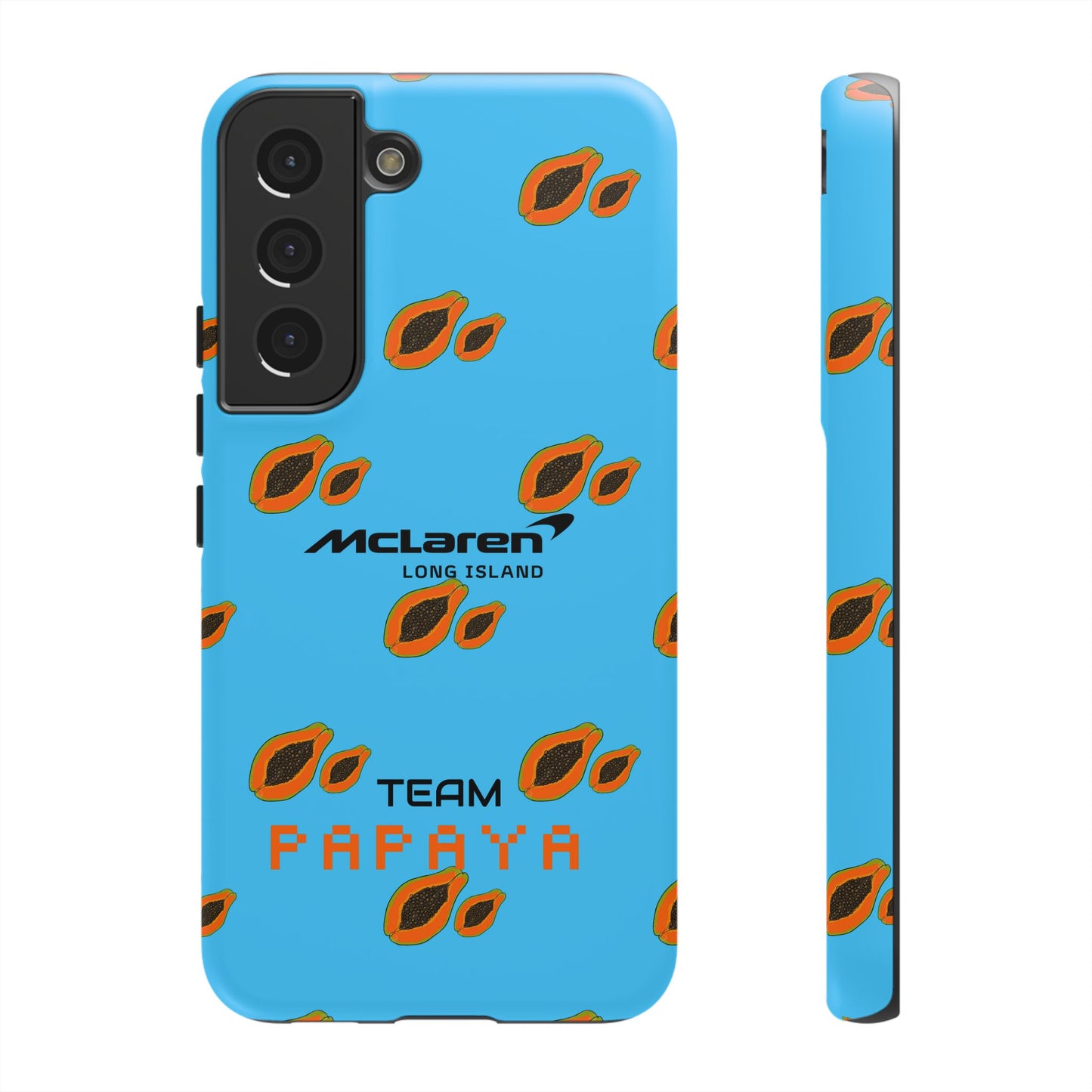 McLaren Long Island Team Papaya Impact-Resistant Phone Case - Sleek & Stylish