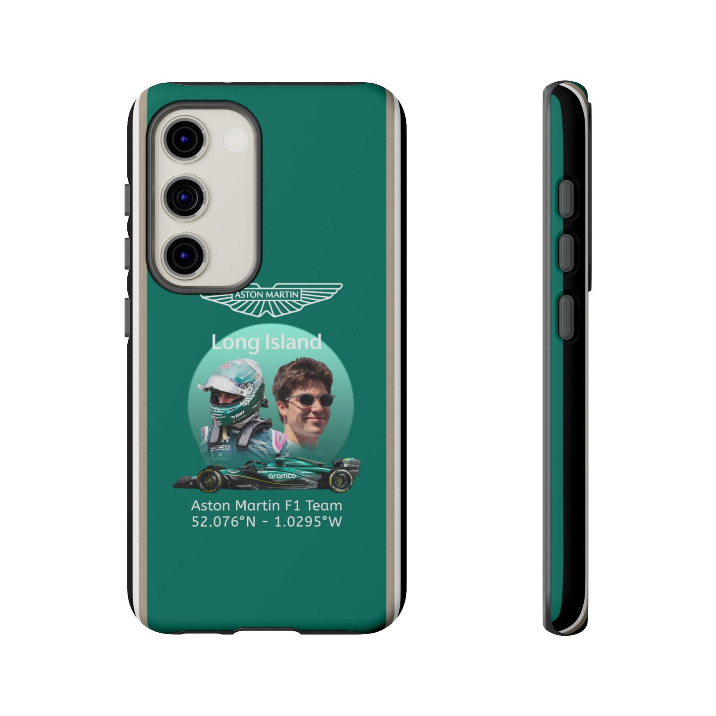 Aston Martin Long Island F1 inspired Lance Stroll Impact-Resistant Phone Case - Sleek & Stylish