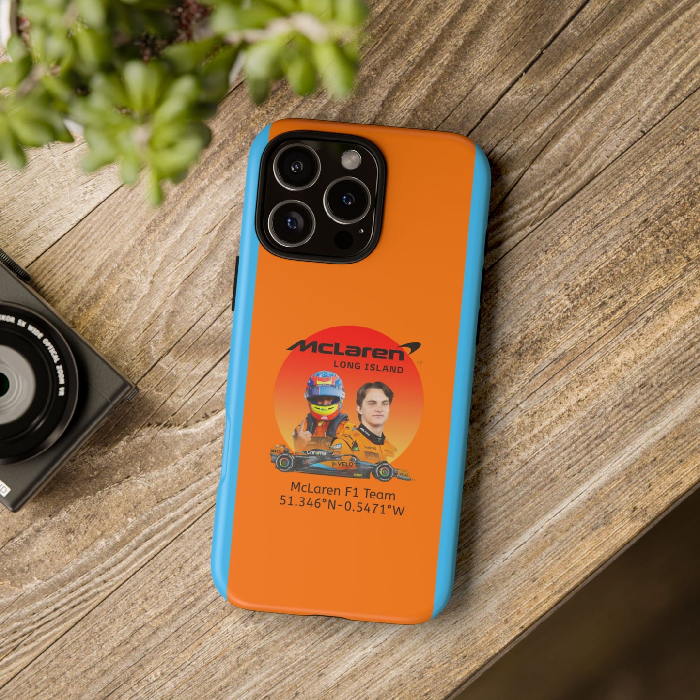 McLaren Long Island McLaren F1 inspired Oscar Piastri Impact-Resistant Phone Case - Sleek & Stylish