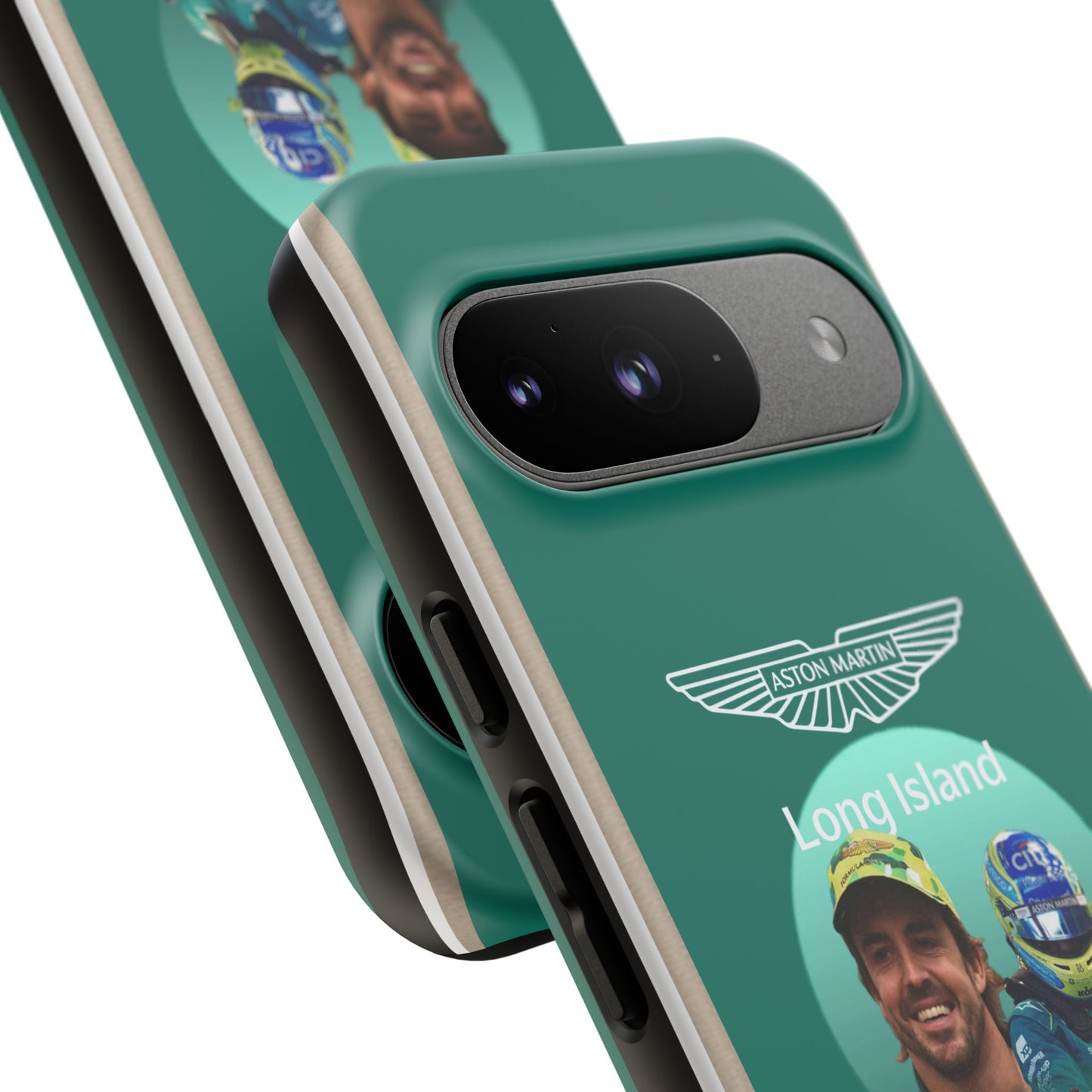 Aston Martin Long Island F1 inspired Fernando Alonso Impact-Resistant Phone Case - Sleek & Stylish