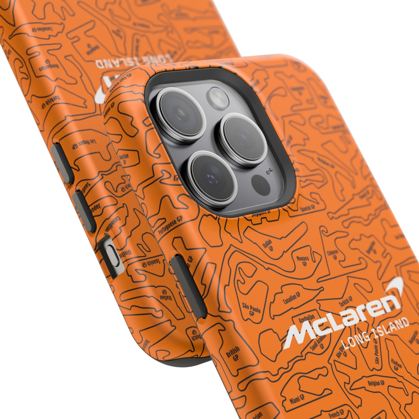 McLaren Long Island F1 race Track Inspired Impact-Resistant Phone Case