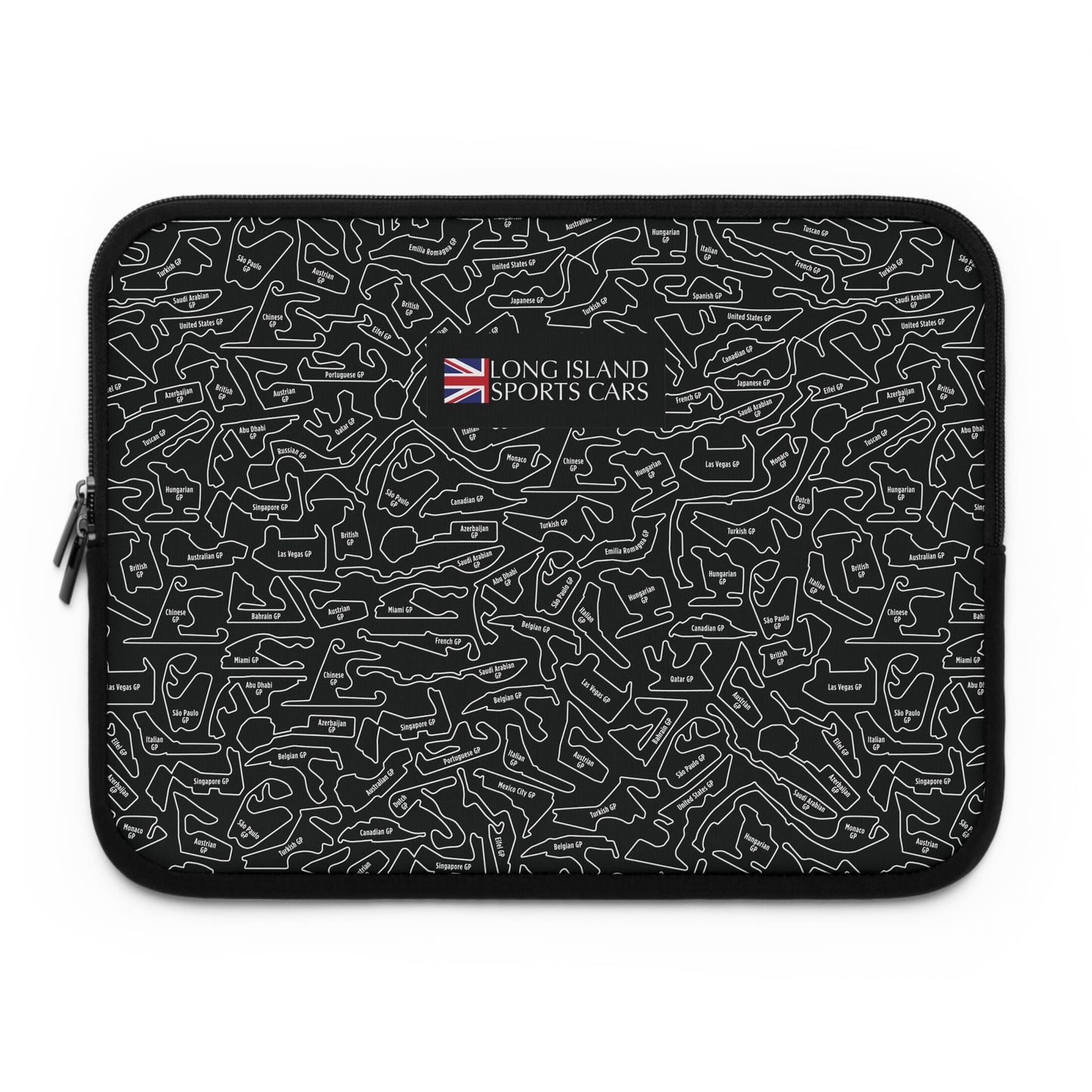 Long Island Sports Cars F1 Racetrack Laptop Sleeve