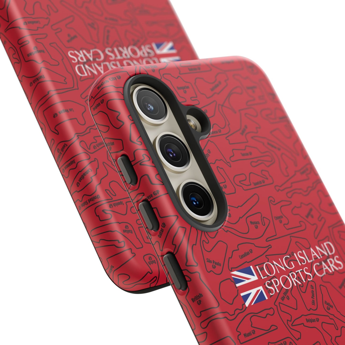 Long Island Sports Cars F1 race Track Inspired Impact-Resistant Phone Case