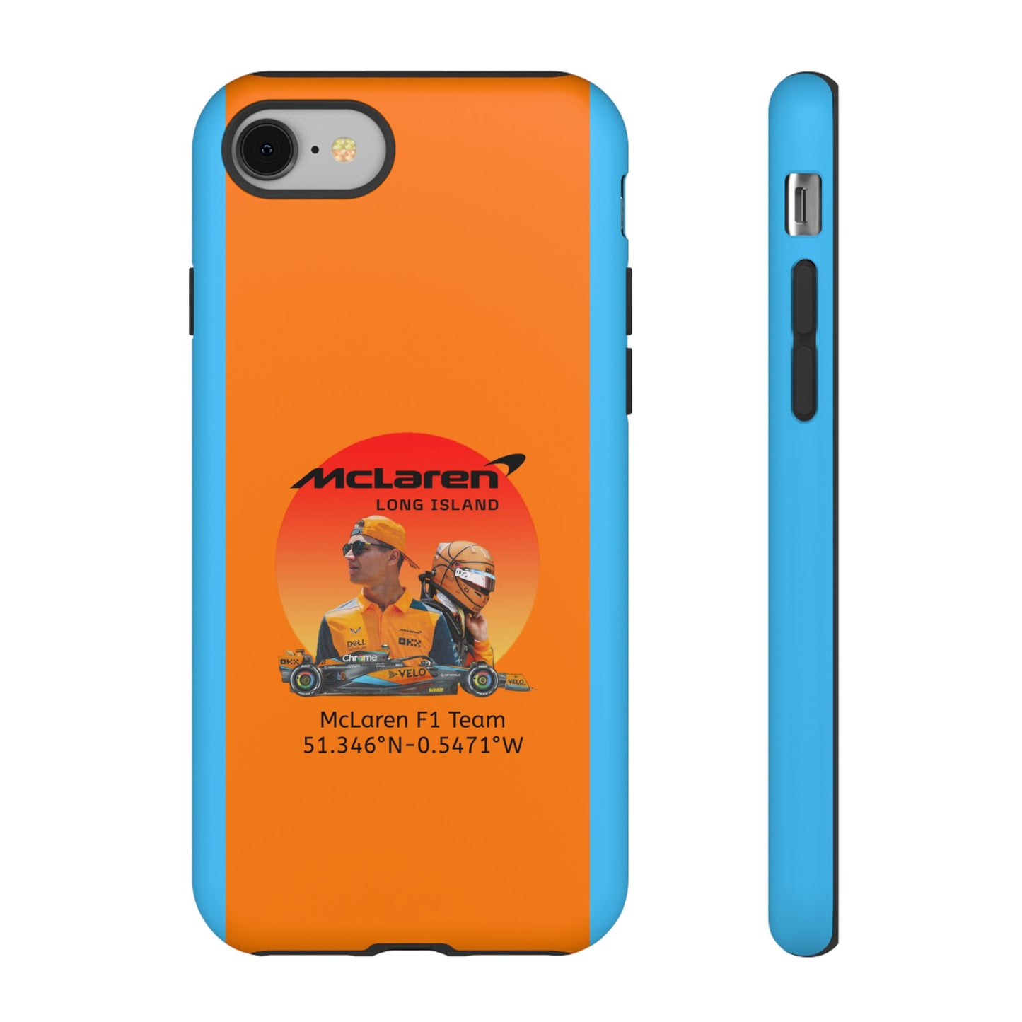 McLaren Long Island McLaren F1 inspired Lando Norris Impact-Resistant Phone Case - Sleek & Stylish
