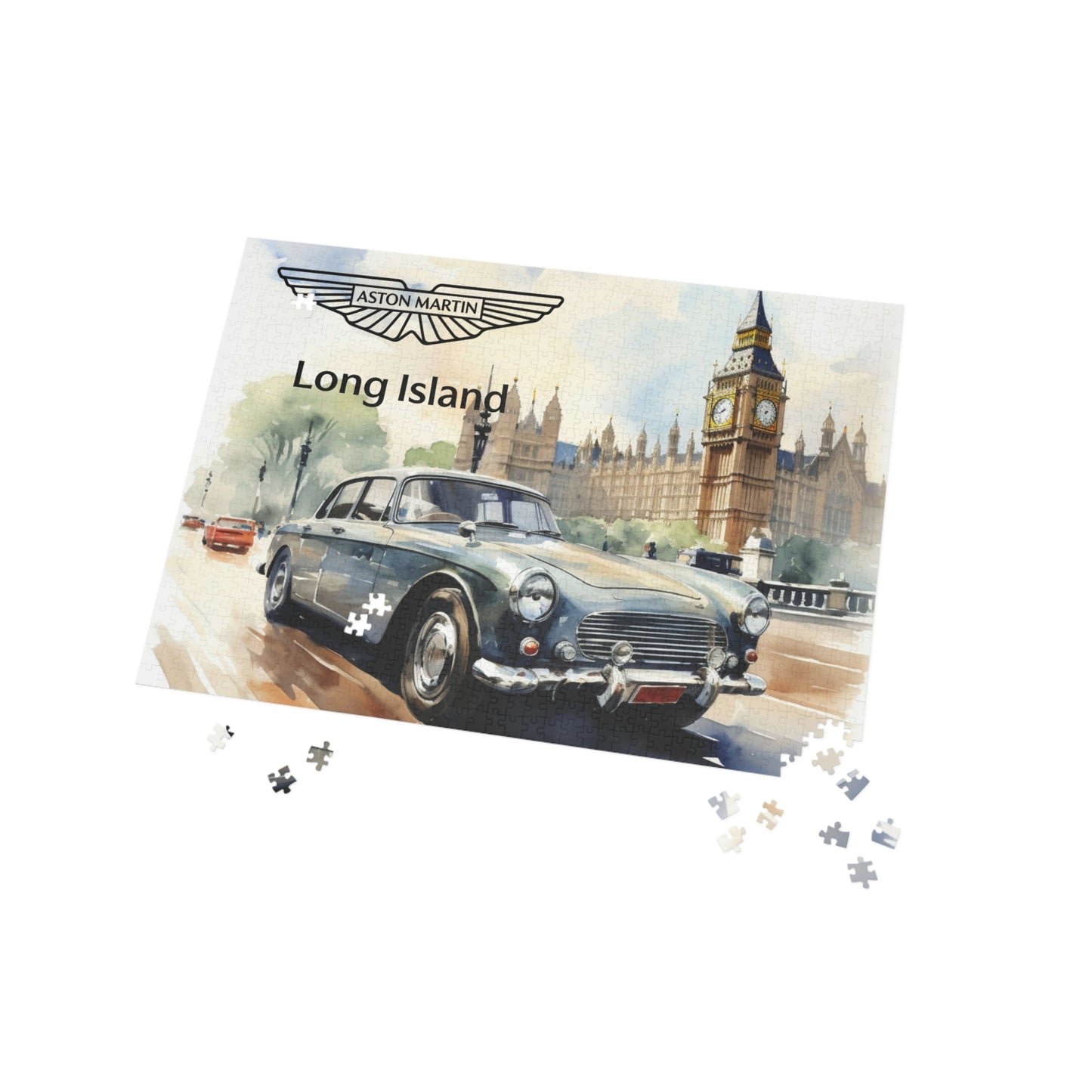 Aston Martin Long Island DB2 Inspired Puzzle - 96, 252, 500, 1000-Piece Options