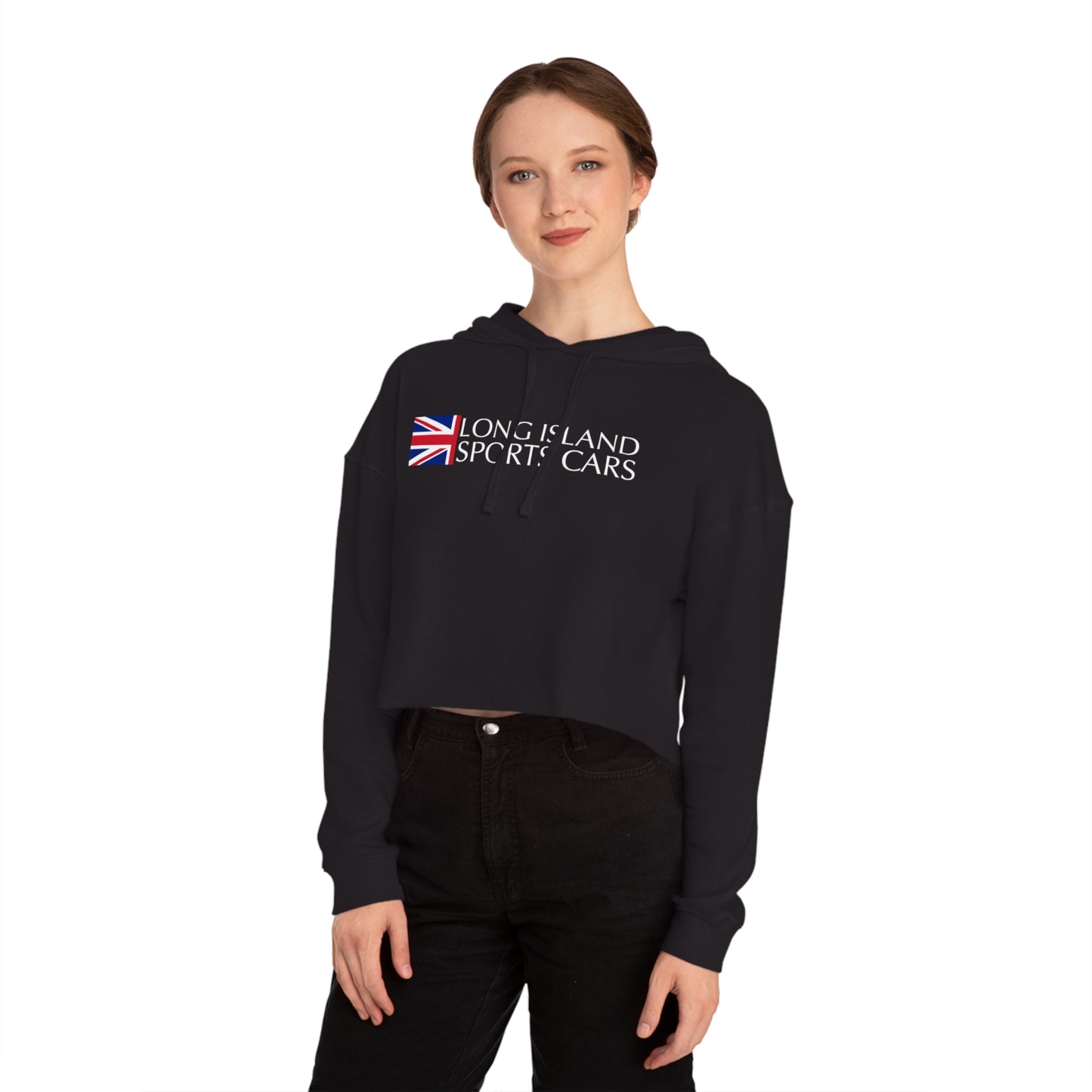 Aston Martin Long Island Women’s Cropped Hooded Sweatshirt