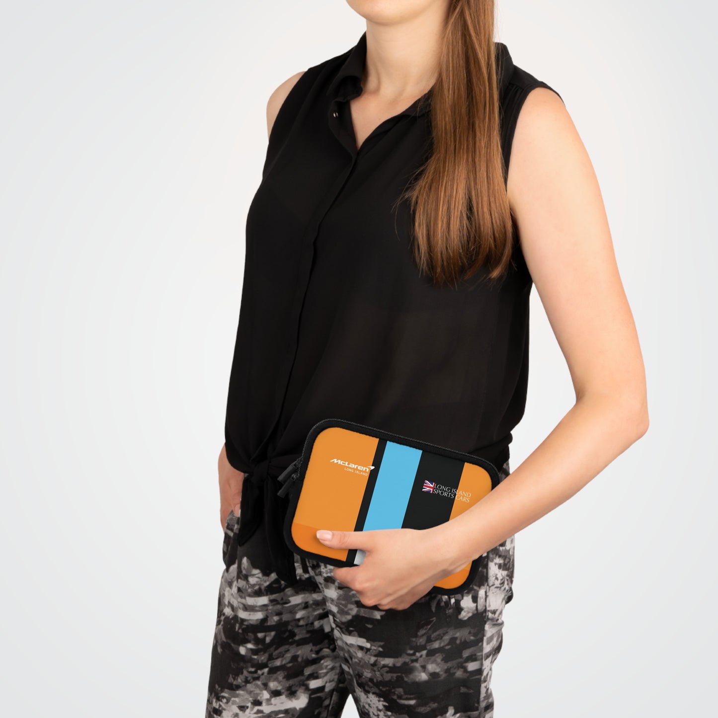 McLaren Long Island Orange Papaya Laptop Sleeve