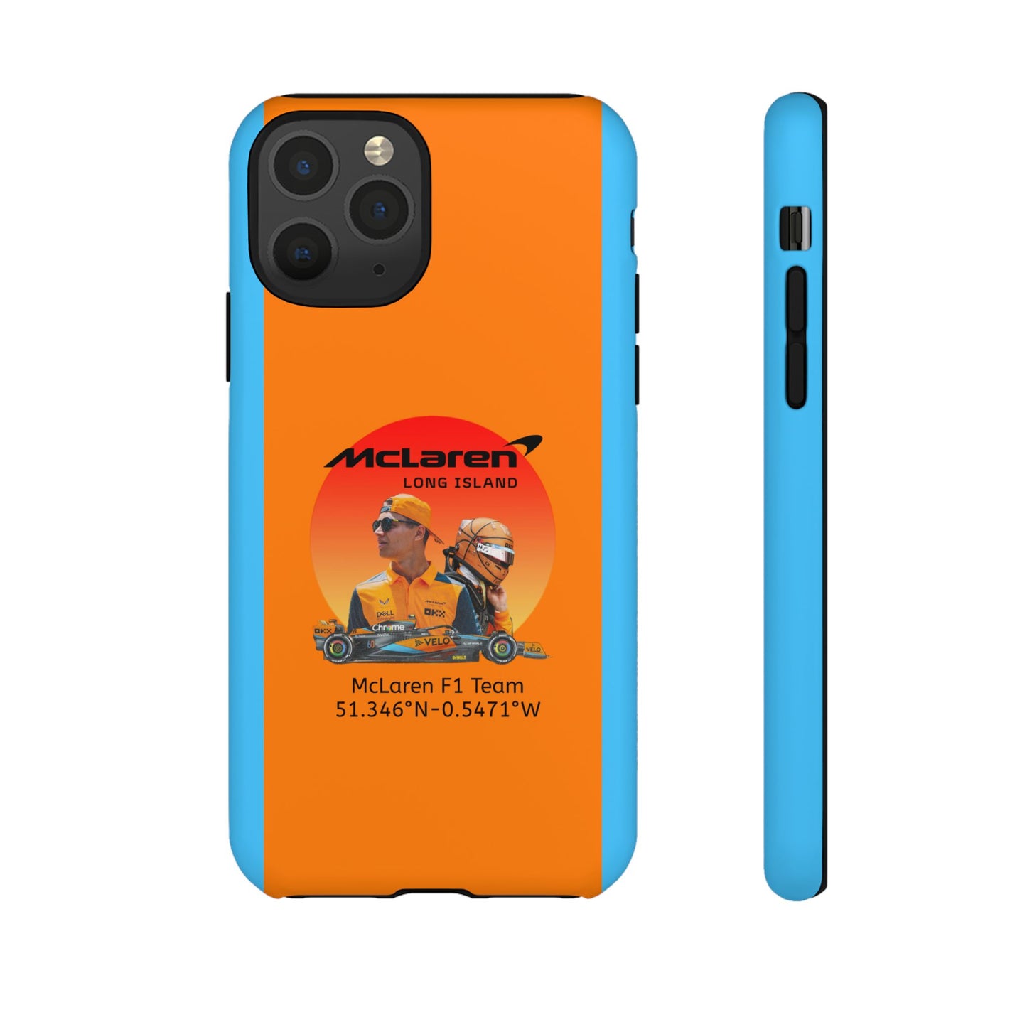 McLaren Long Island McLaren F1 inspired Lando Norris Impact-Resistant Phone Case - Sleek & Stylish