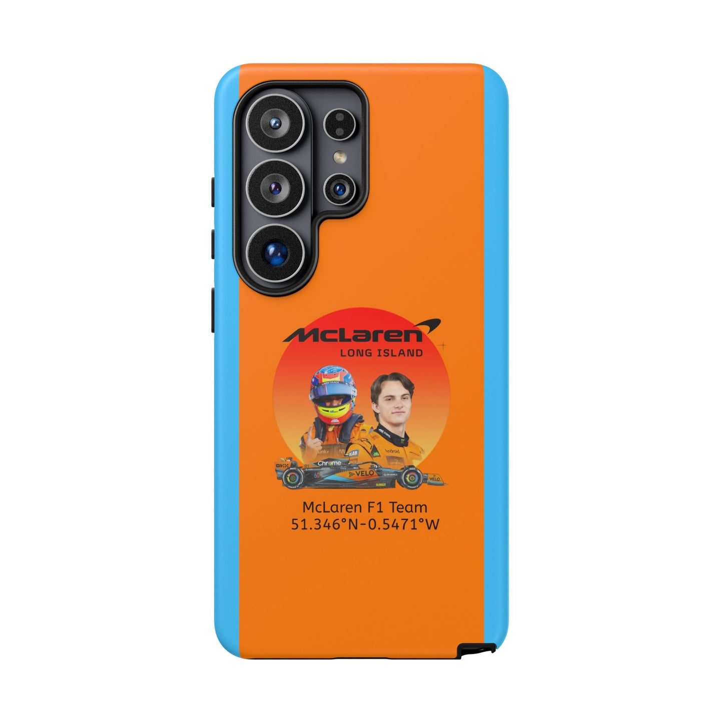 McLaren Long Island McLaren F1 inspired Oscar Piastri Impact-Resistant Phone Case - Sleek & Stylish