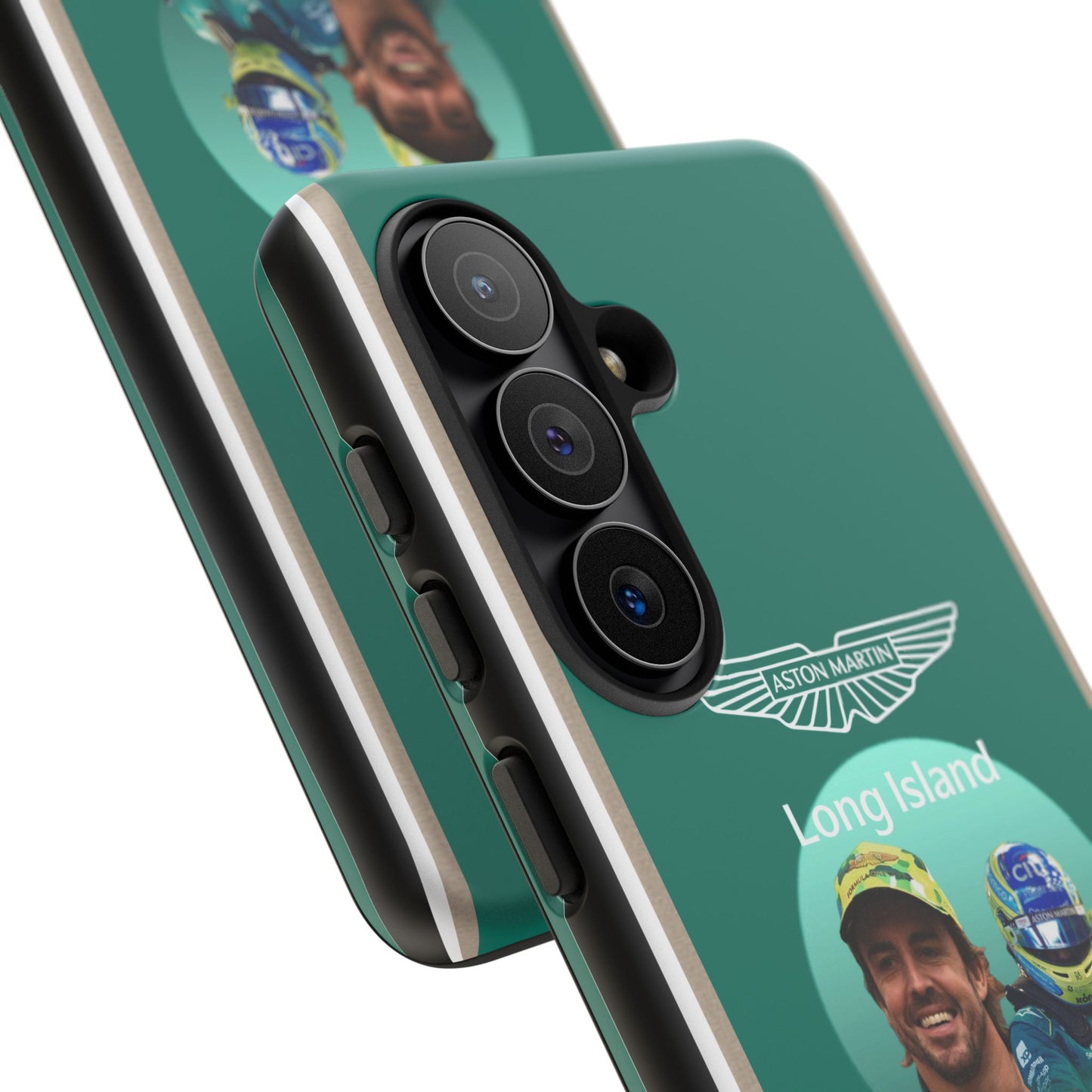 Aston Martin Long Island F1 inspired Fernando Alonso Impact-Resistant Phone Case - Sleek & Stylish