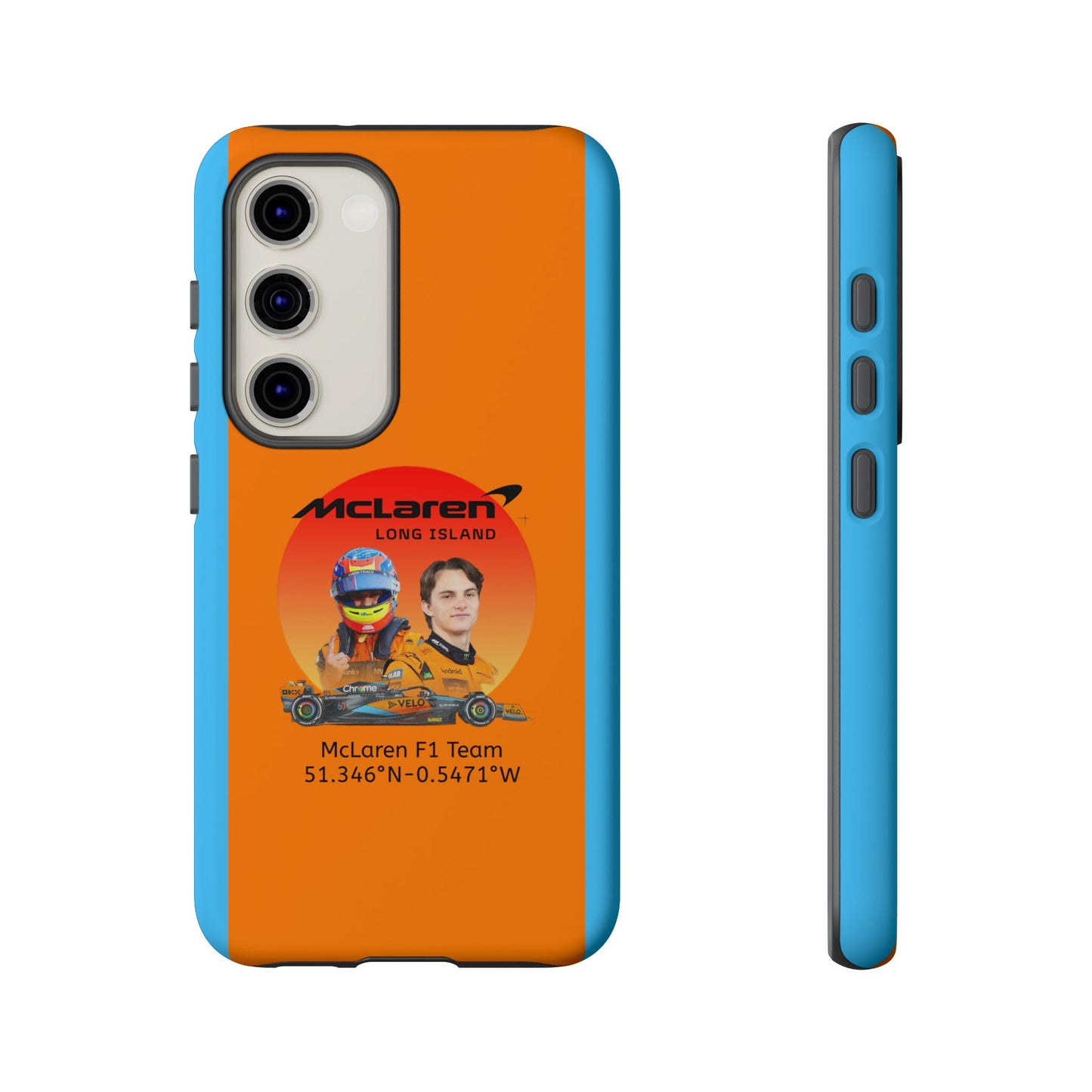 McLaren Long Island McLaren F1 inspired Oscar Piastri Impact-Resistant Phone Case - Sleek & Stylish