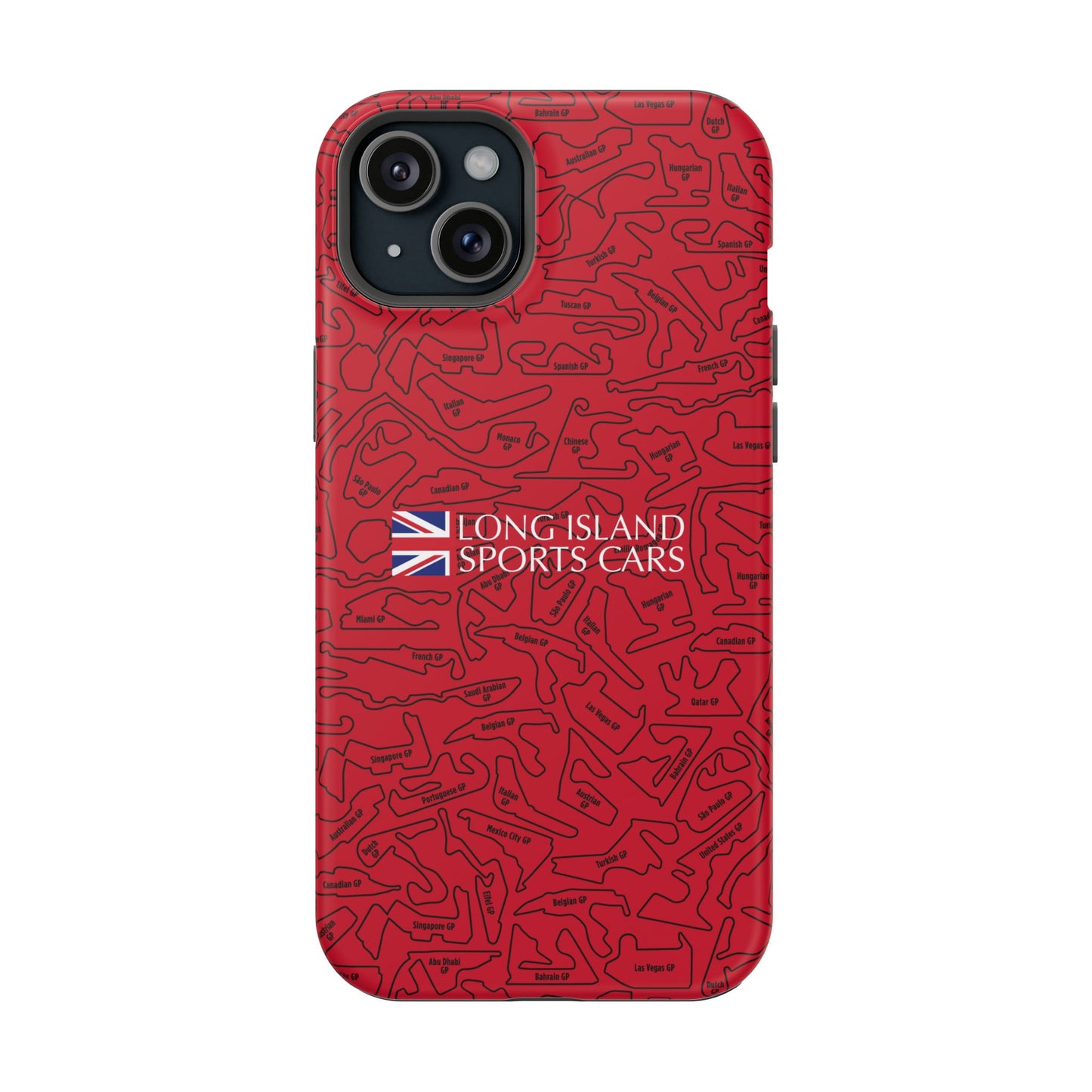 Long Island Sports Cars F1 race Track Inspired Impact-Resistant Phone Case