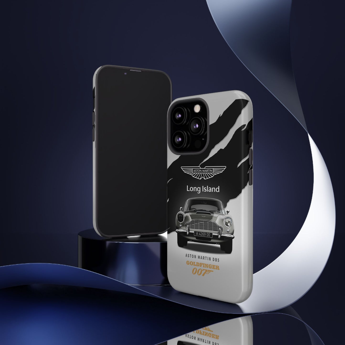 Aston Martin Long Island Phone Case Aston Martin DB5 Goldfinger 007 inspired Phone case (iPhone 8-17)