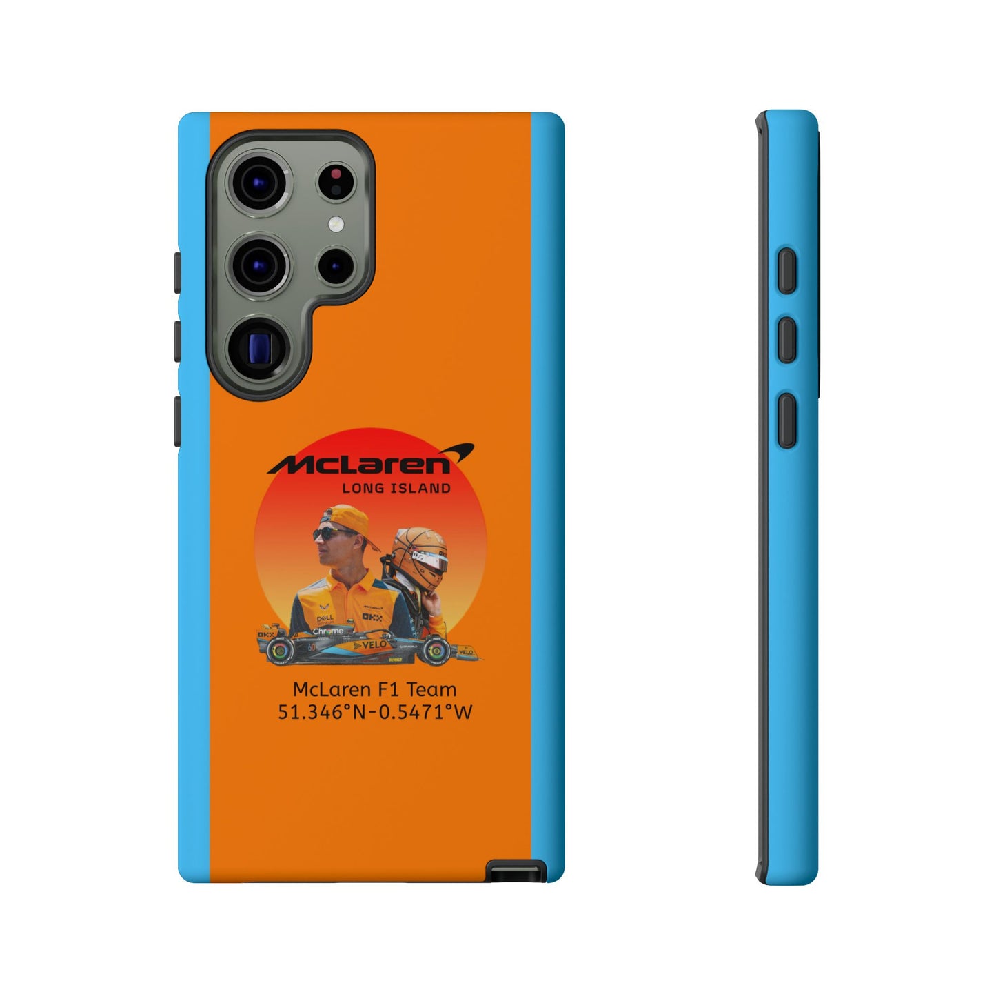 McLaren Long Island McLaren F1 inspired Lando Norris Impact-Resistant Phone Case - Sleek & Stylish
