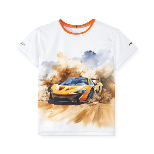 Kids Sports Jersey - McLaren P1 Design for Young Speed Enthusiasts