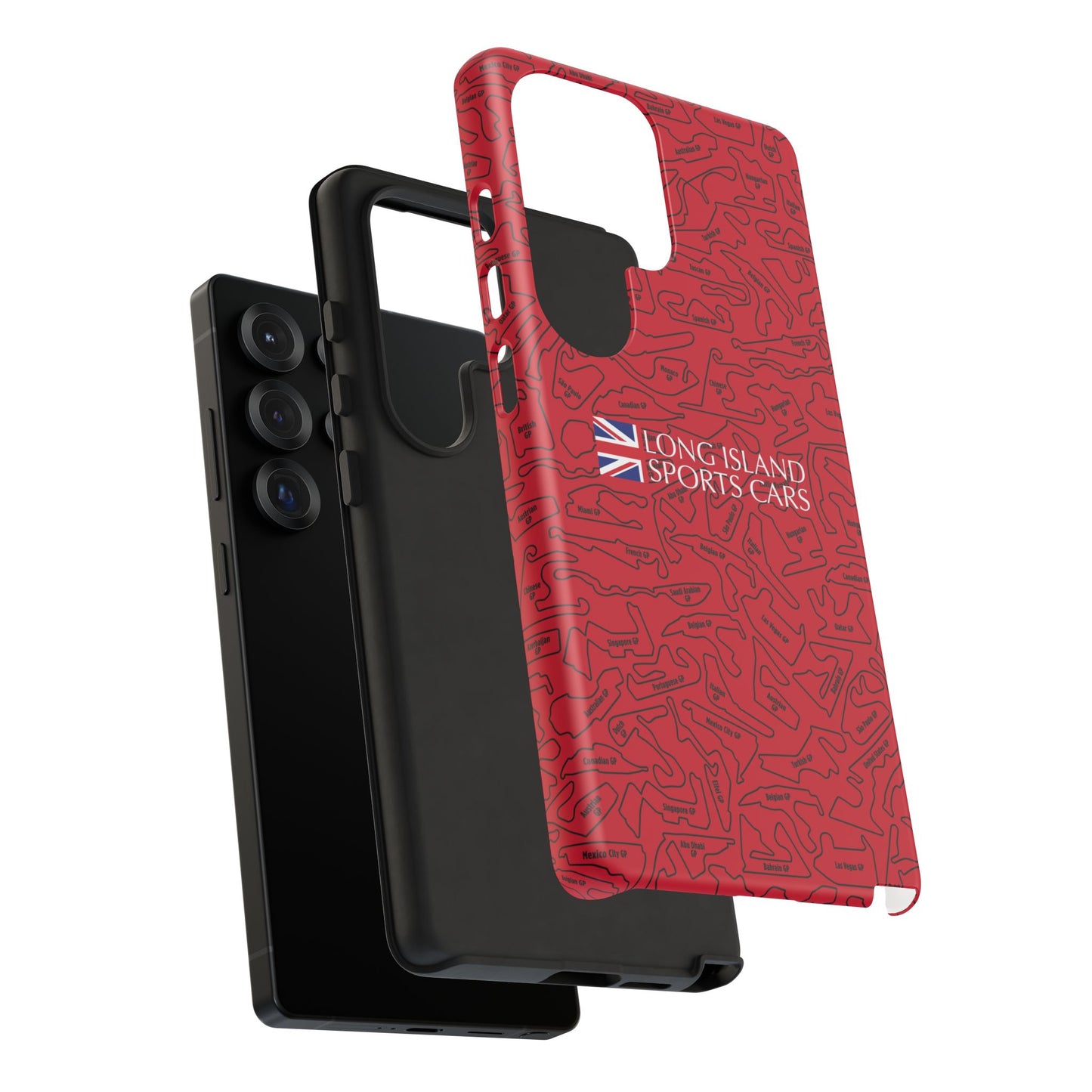Long Island Sports Cars F1 race Track Inspired Impact-Resistant Phone Case
