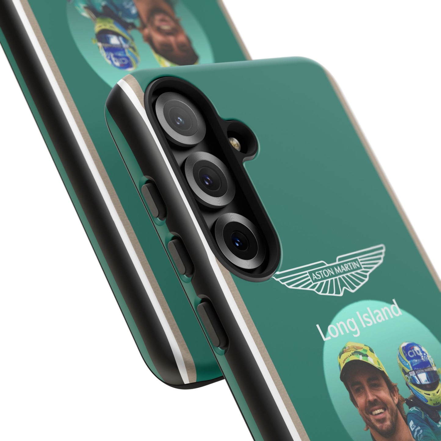 Aston Martin Long Island F1 inspired Fernando Alonso Impact-Resistant Phone Case - Sleek & Stylish