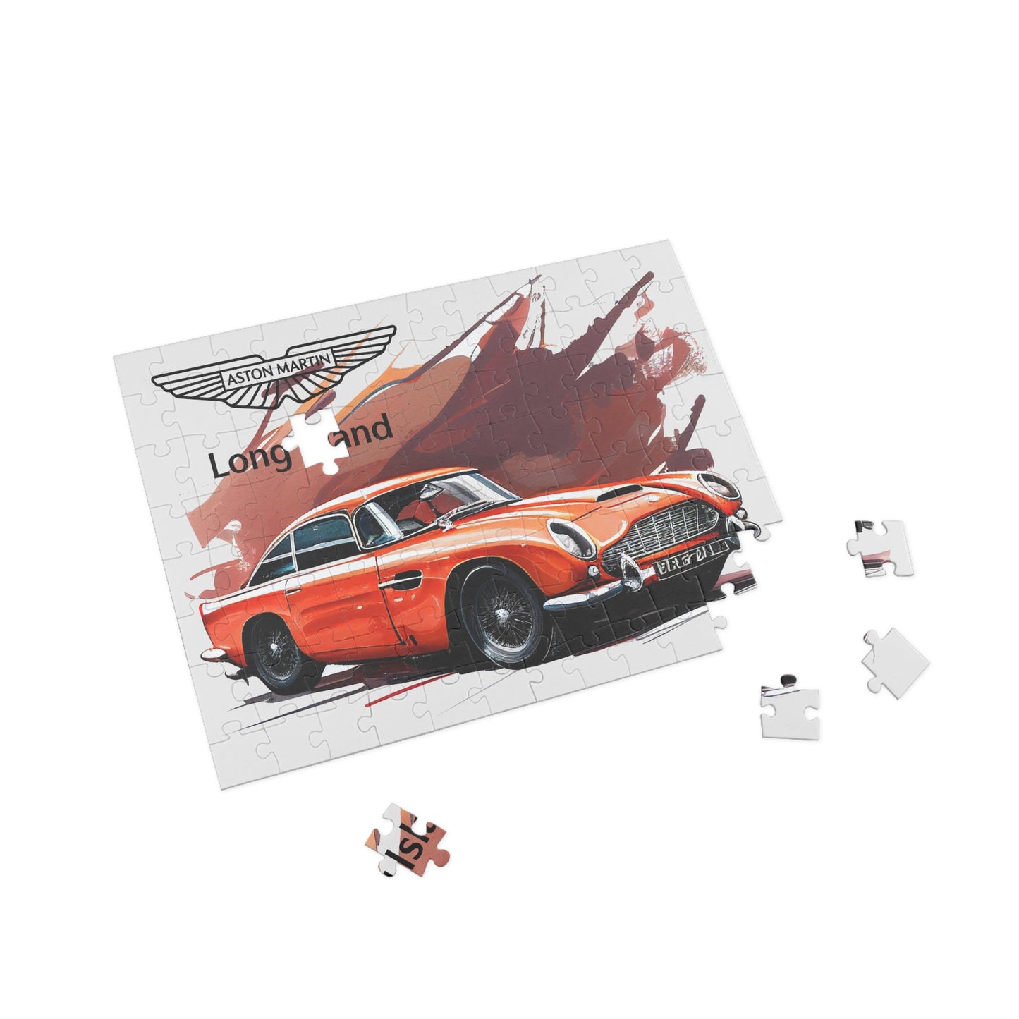 Aston Martin Long Island DB5 Inspired Puzzle - 96, 252, 500, 1000-Piece Options