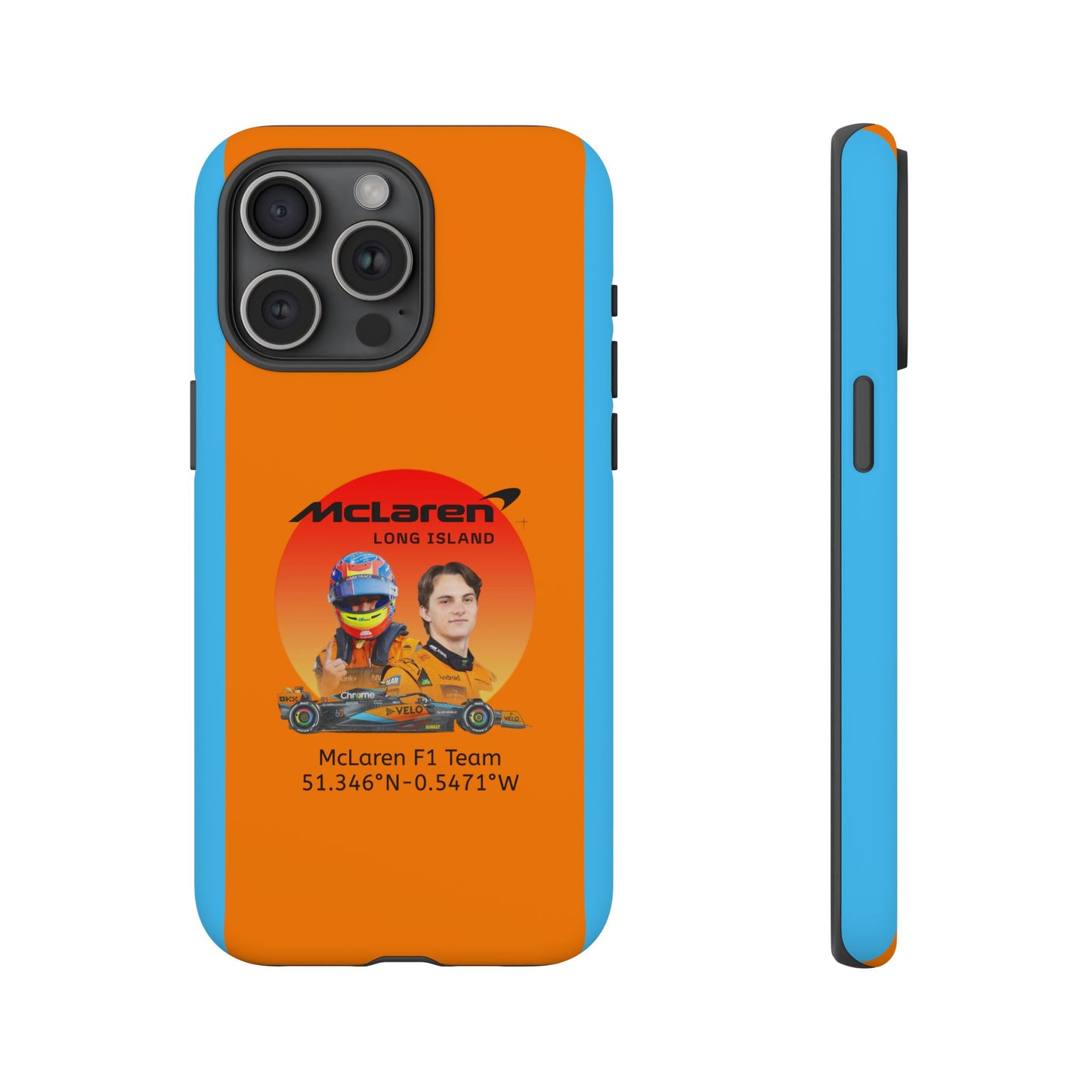 McLaren Long Island McLaren F1 inspired Oscar Piastri Impact-Resistant Phone Case - Sleek & Stylish