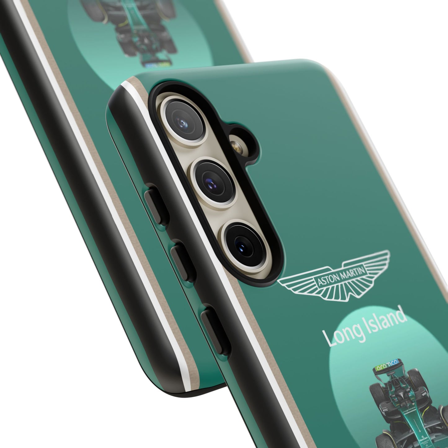 Aston Martin Long Island Formula 1 inspired Impact-Resistant Phone Case - Sleek & Stylish