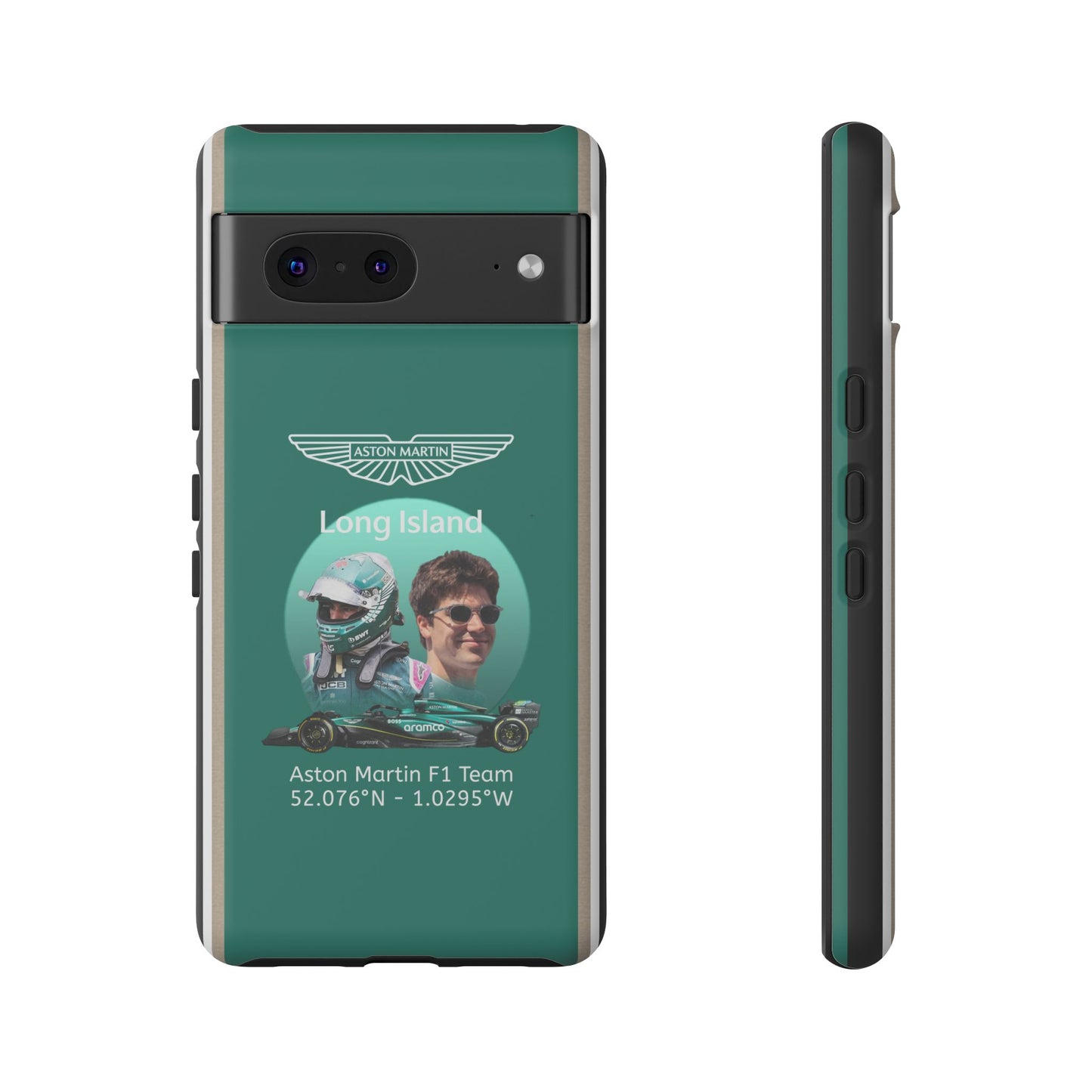 Aston Martin Long Island F1 inspired Lance Stroll Impact-Resistant Phone Case - Sleek & Stylish