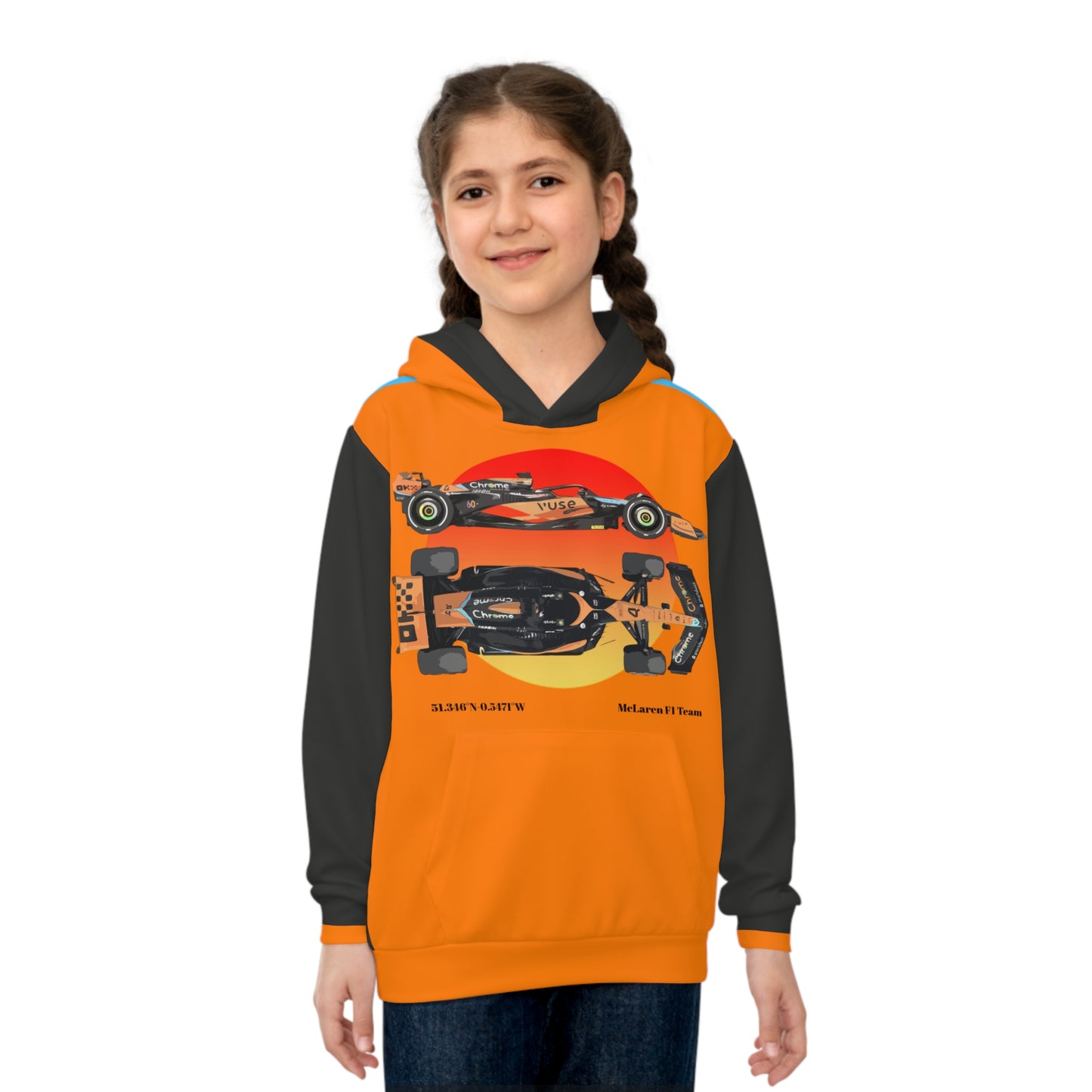 McLaren Long Island F1 inspired Children's Hoodie - Comfort and Style for Kids