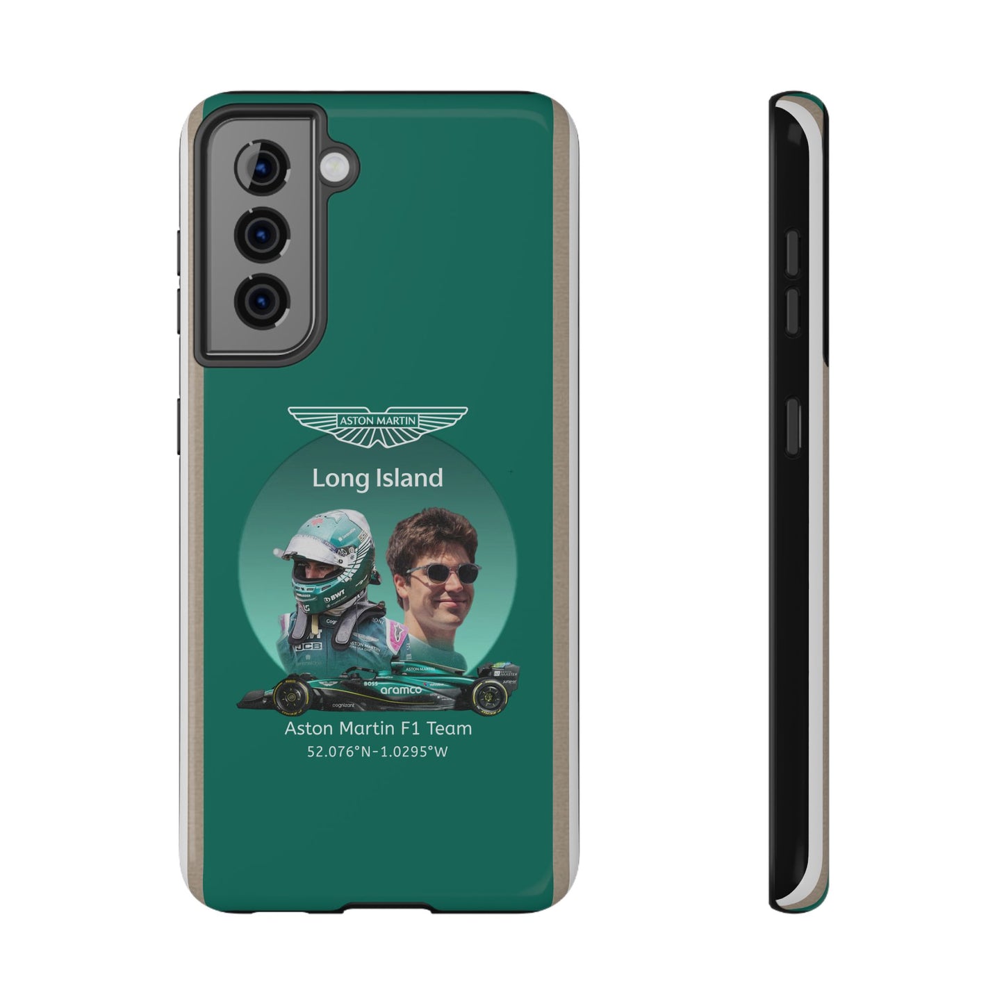 Aston Martin Long Island F1 inspired Lance Stroll Impact-Resistant Phone Case - Sleek & Stylish