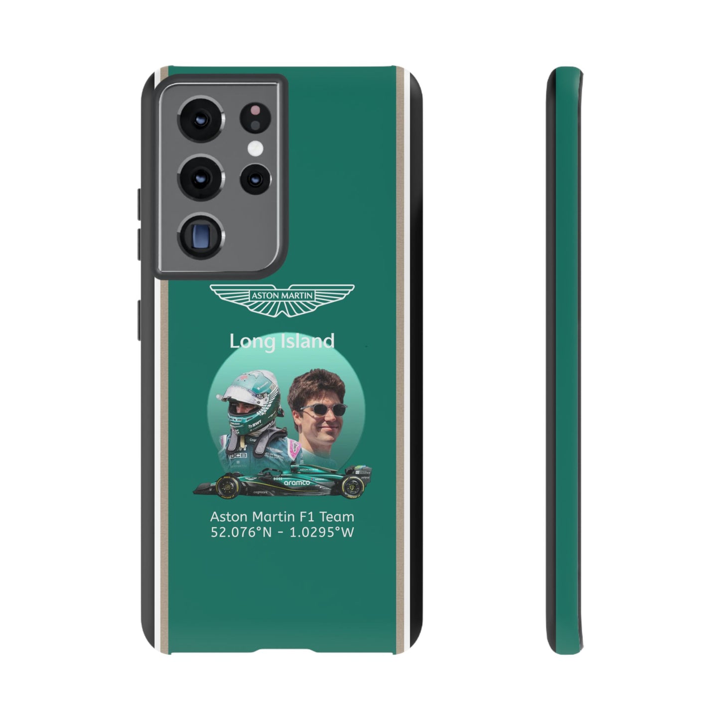 Aston Martin Long Island F1 inspired Lance Stroll Impact-Resistant Phone Case - Sleek & Stylish