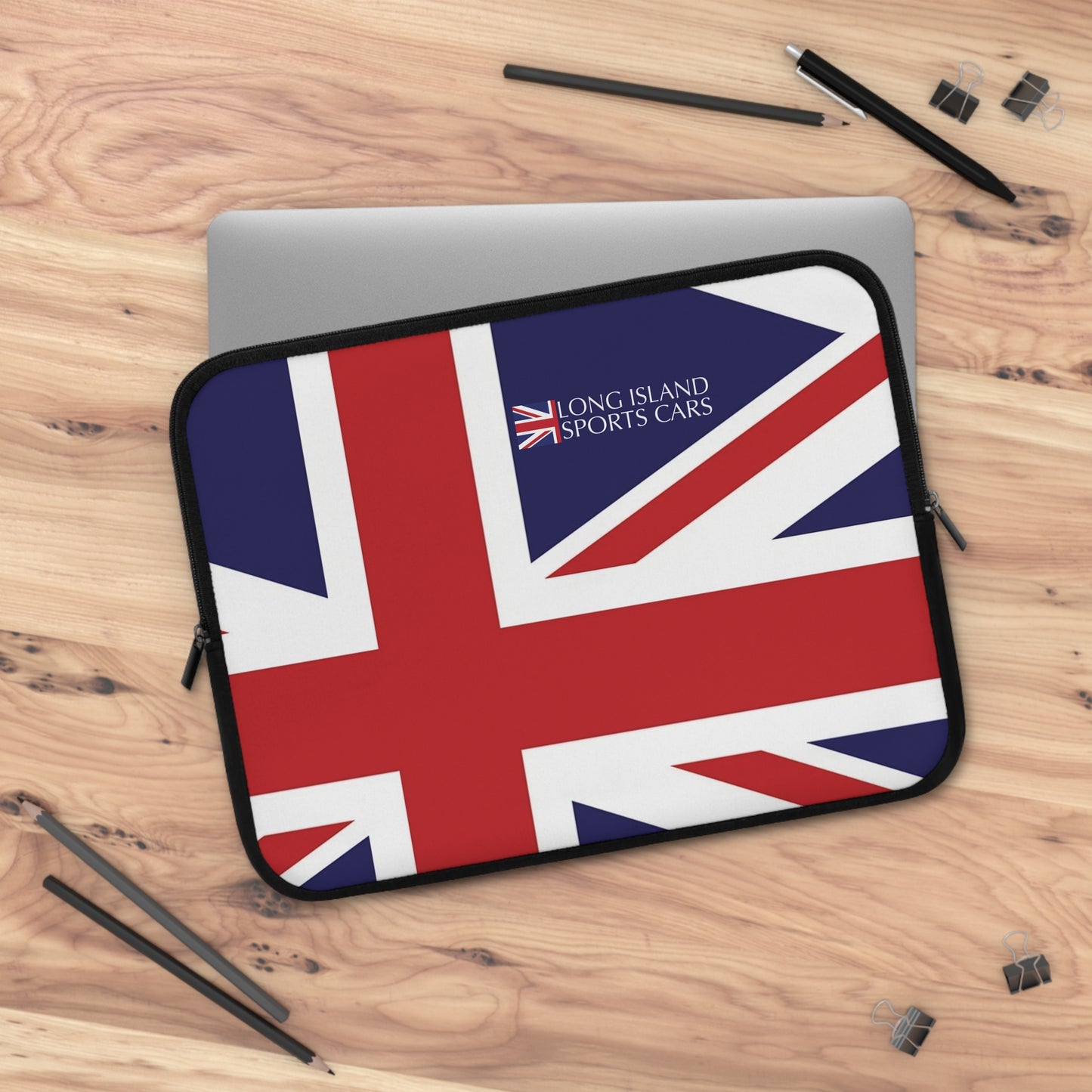 Long Island Sports Cars Flag Laptop Sleeve