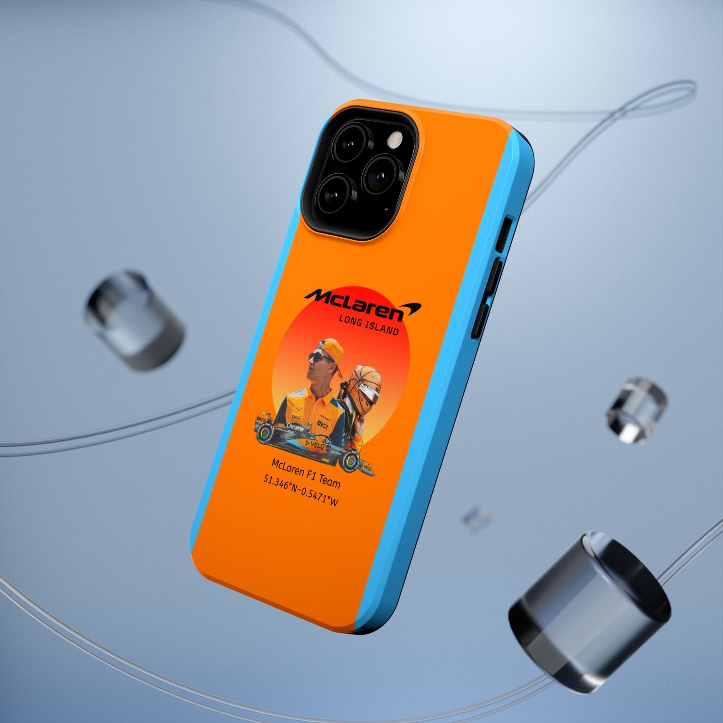 McLaren Long Island McLaren F1 inspired Lando Norris Impact-Resistant Phone Case - Sleek & Stylish