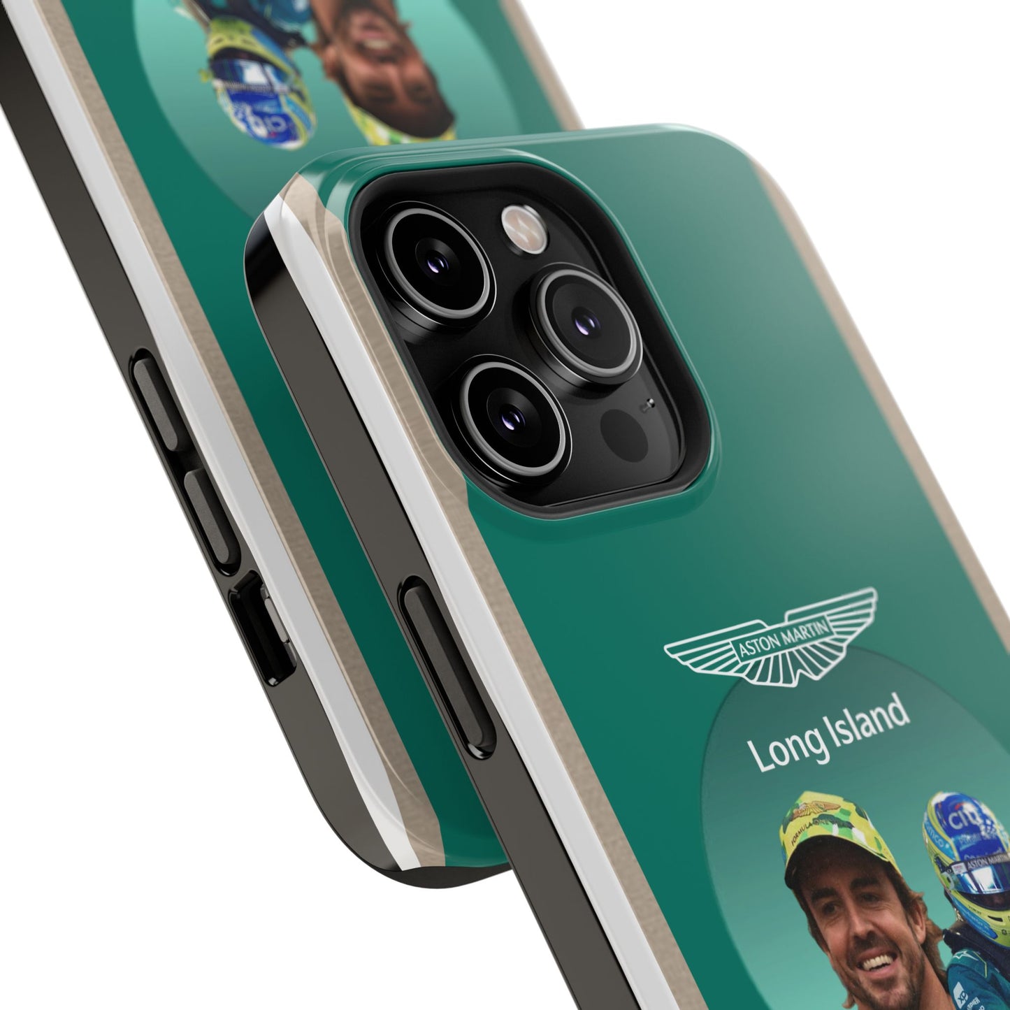 Aston Martin Long Island F1 inspired Fernando Alonso Impact-Resistant Phone Case - Sleek & Stylish