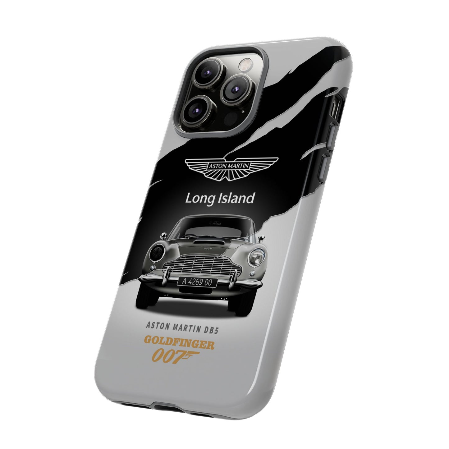 Aston Martin Long Island Phone Case Aston Martin DB5 Goldfinger 007 inspired Phone case (iPhone 8-17)