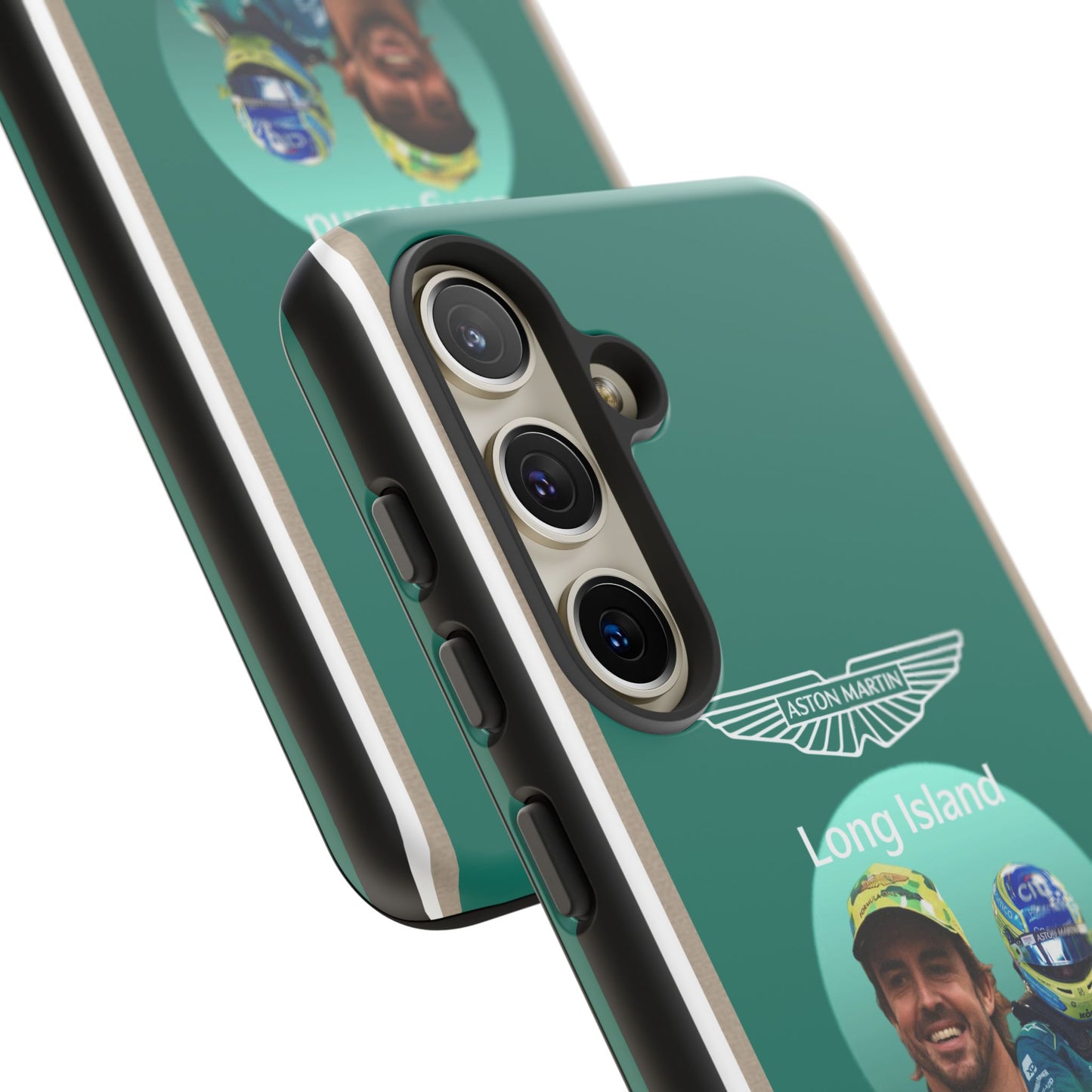Aston Martin Long Island F1 inspired Fernando Alonso Impact-Resistant Phone Case - Sleek & Stylish