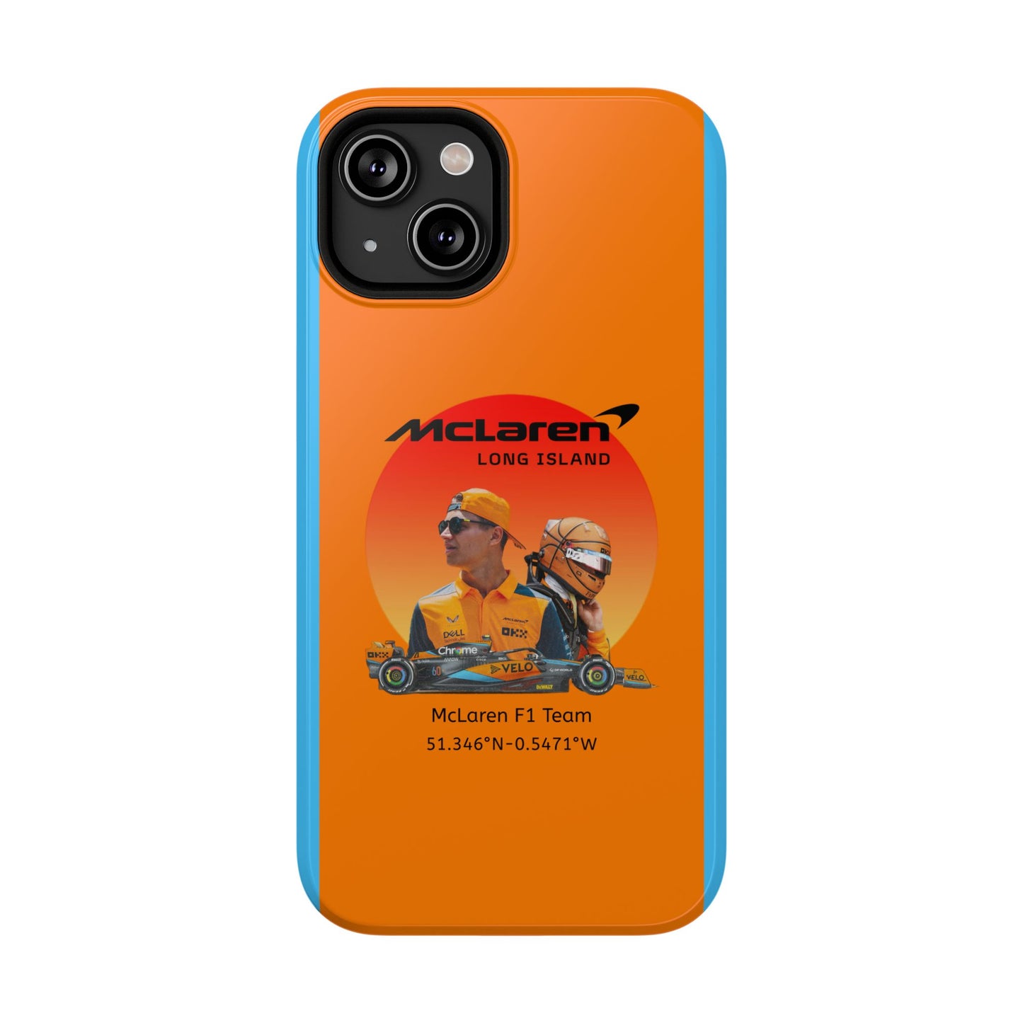 McLaren Long Island McLaren F1 inspired Lando Norris Impact-Resistant Phone Case - Sleek & Stylish