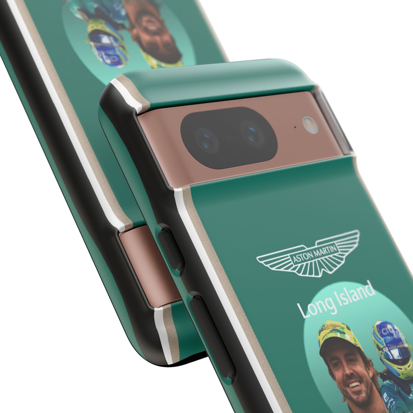 Aston Martin Long Island F1 inspired Fernando Alonso Impact-Resistant Phone Case - Sleek & Stylish