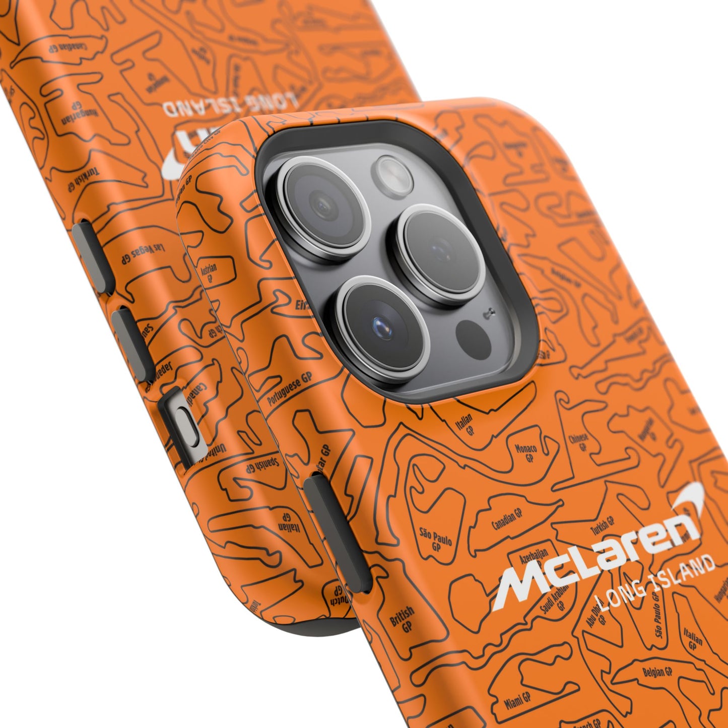 McLaren Long Island F1 race Track Inspired Impact-Resistant Phone Case