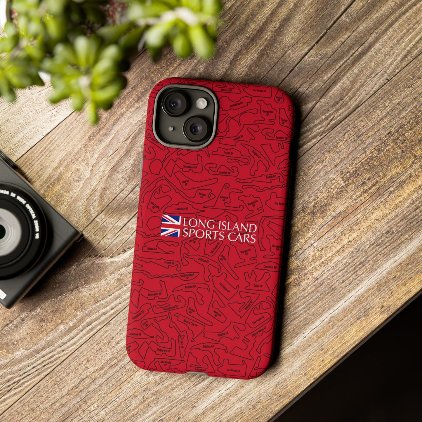 Long Island Sports Cars F1 race Track Inspired Impact-Resistant Phone Case