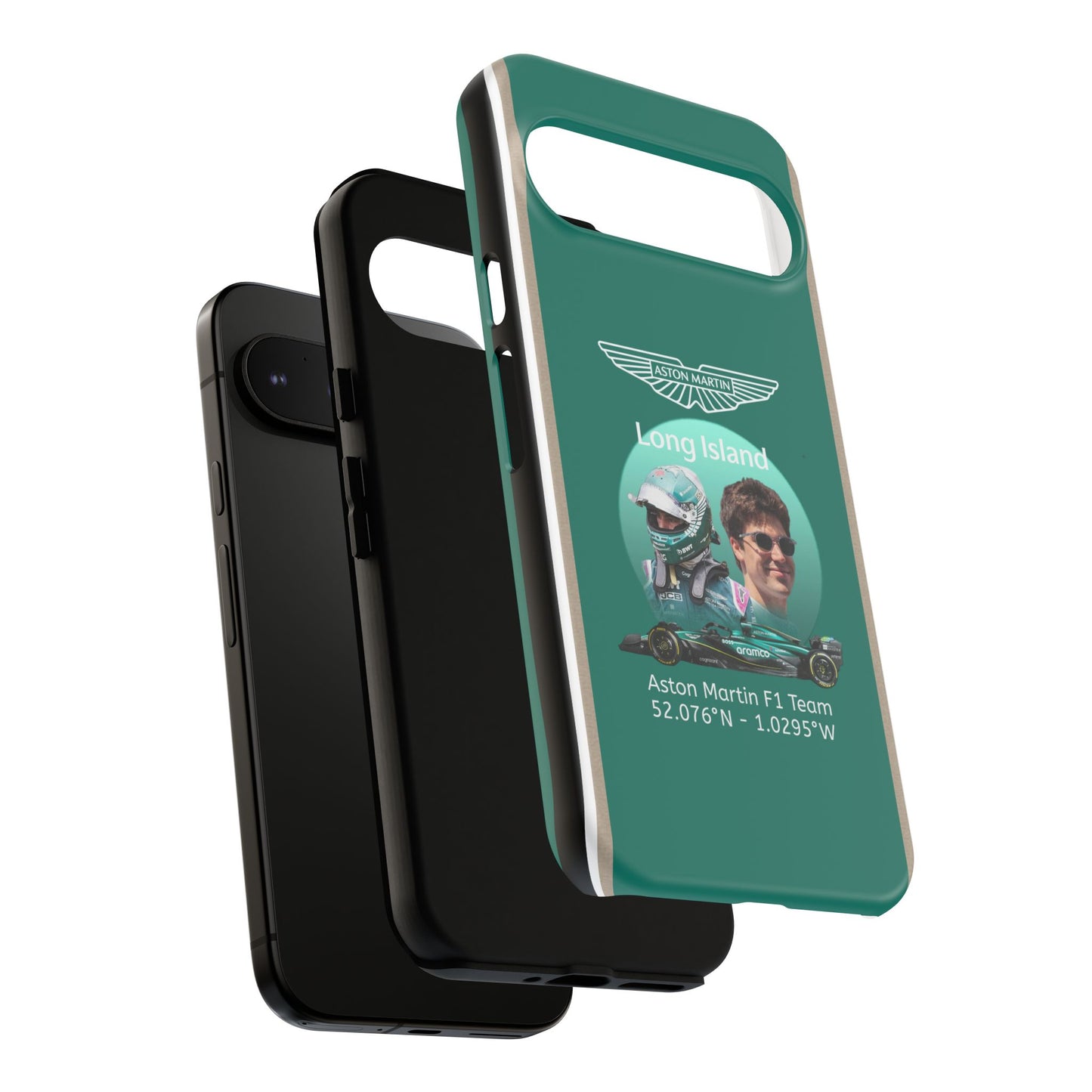 Aston Martin Long Island F1 inspired Lance Stroll Impact-Resistant Phone Case - Sleek & Stylish