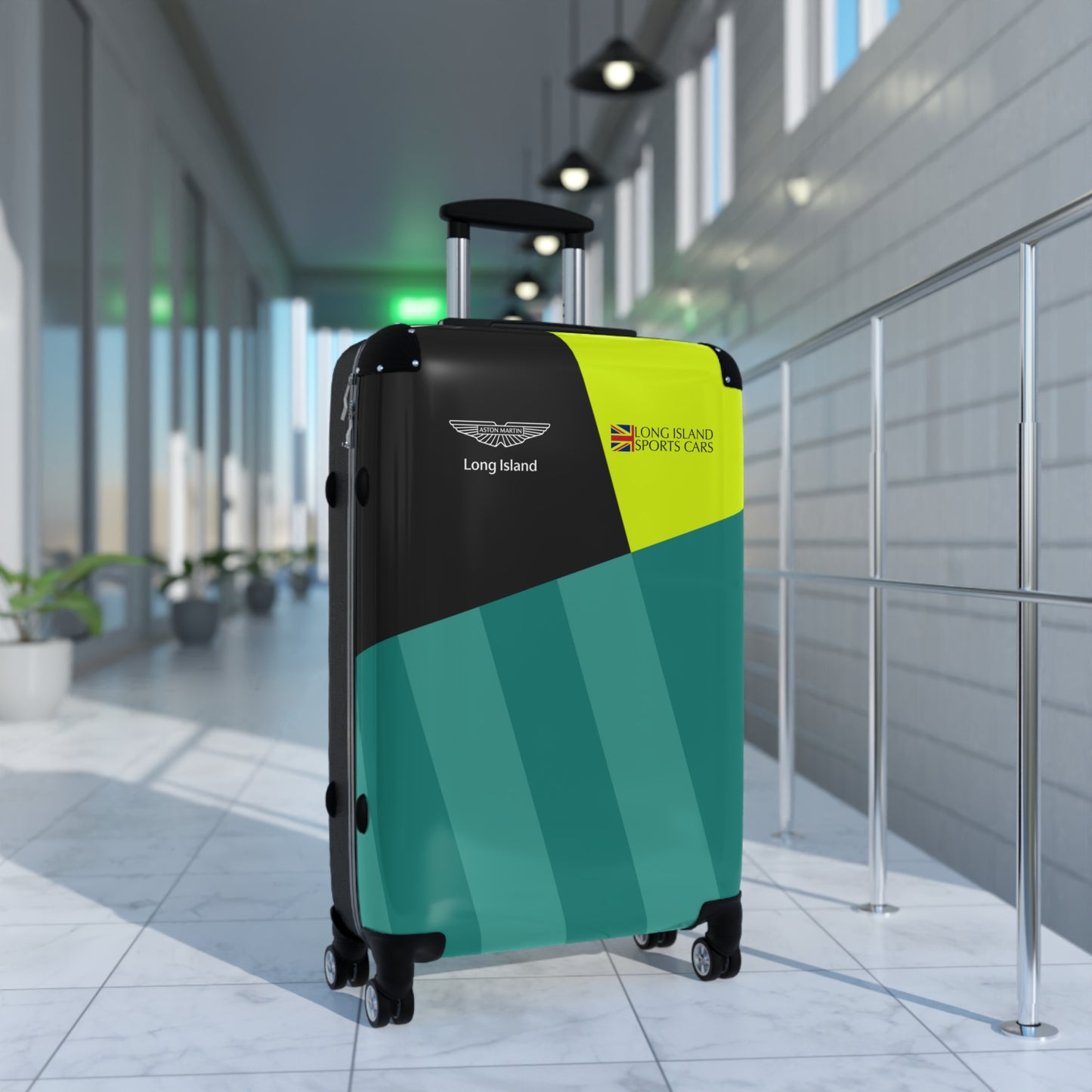 Aston Martin Long Island AM Green Suitcase